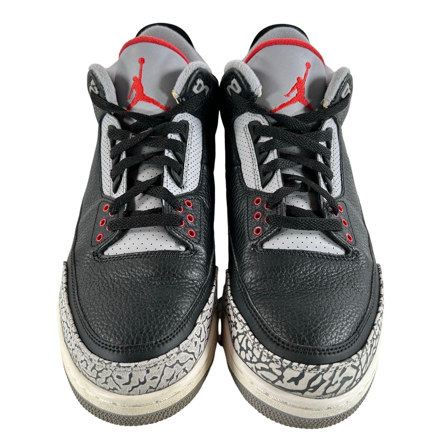 854262 001 Jordan 3 Black Cement 2018 [USED] - 12 M (Used2) (No Box2)