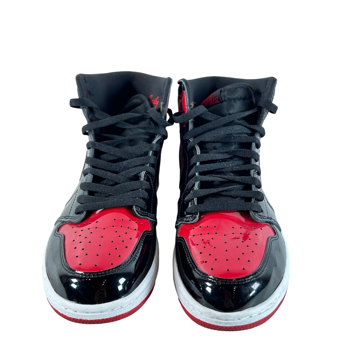 555088 063 Jordan 1 Retro High OG Patent Bred [USED] - 12 M (Used4) (No Box4)