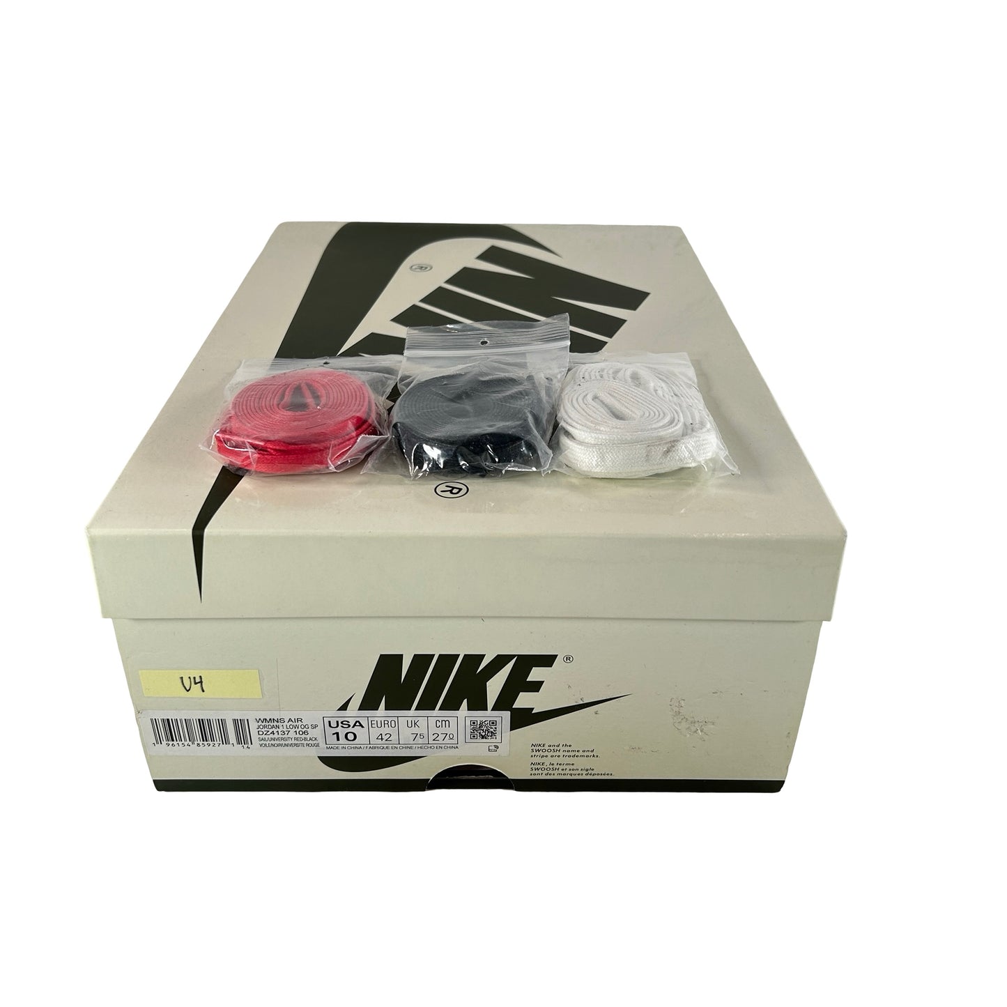 DZ4137 106 Jordan 1 Retro Low OG SP Travis Scott Olive (W) [USED] - 10 W (Used4)