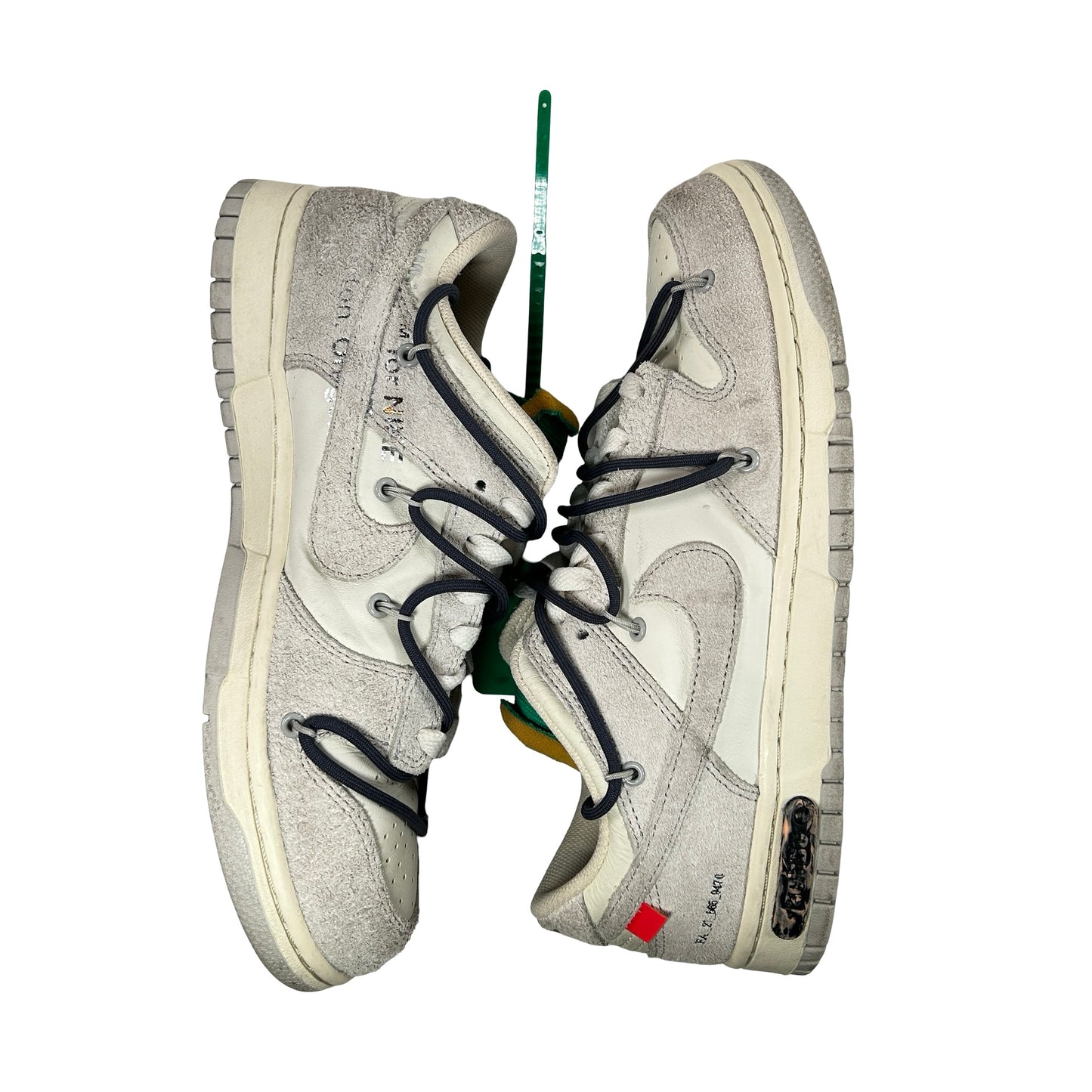DJ0950 115 Nike Dunk Low Off-White Lot 20 [USED] - 9 M (Used)