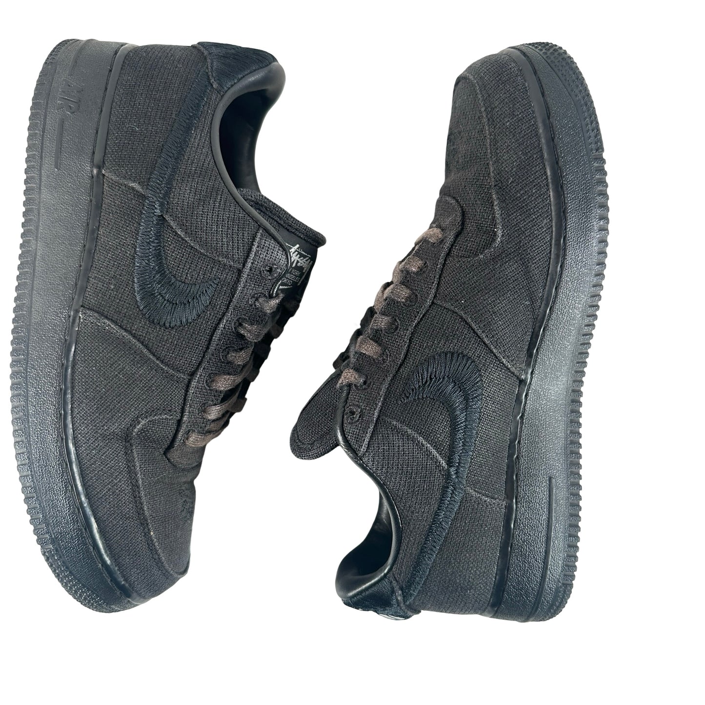 CZ9084 001 Nike Air Force 1 Low Stussy Black [USED] - 8.5 M (Used) (No Box)