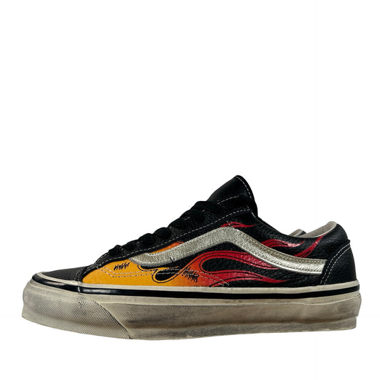 VN000D9RCJK Vans LX Old Skool Archive Flame Black [USED] - 7 M (Used)
