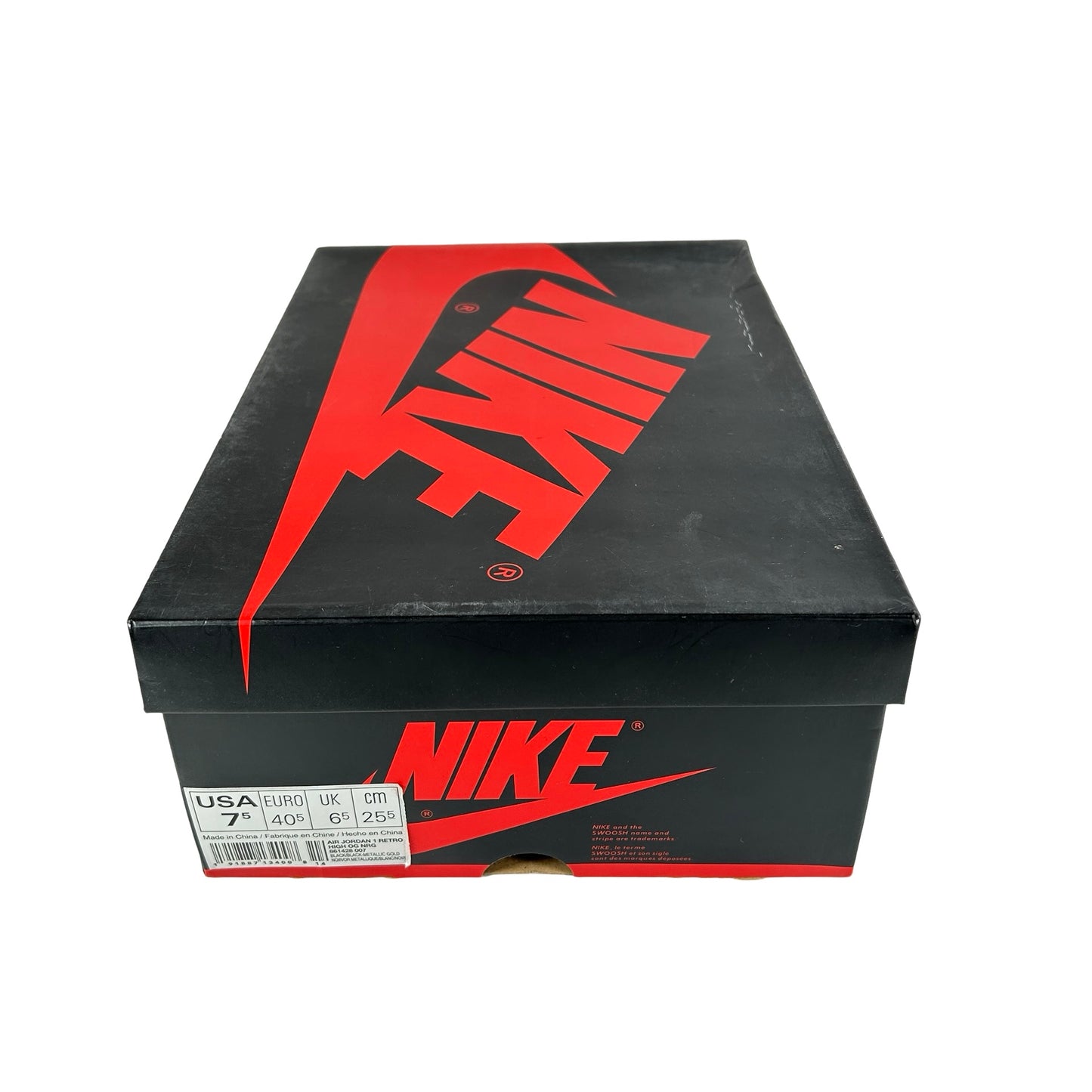 861428 007 Jordan 1 Retro High NRG Patent Gold Toe [USED] - 7.5 M (Used)