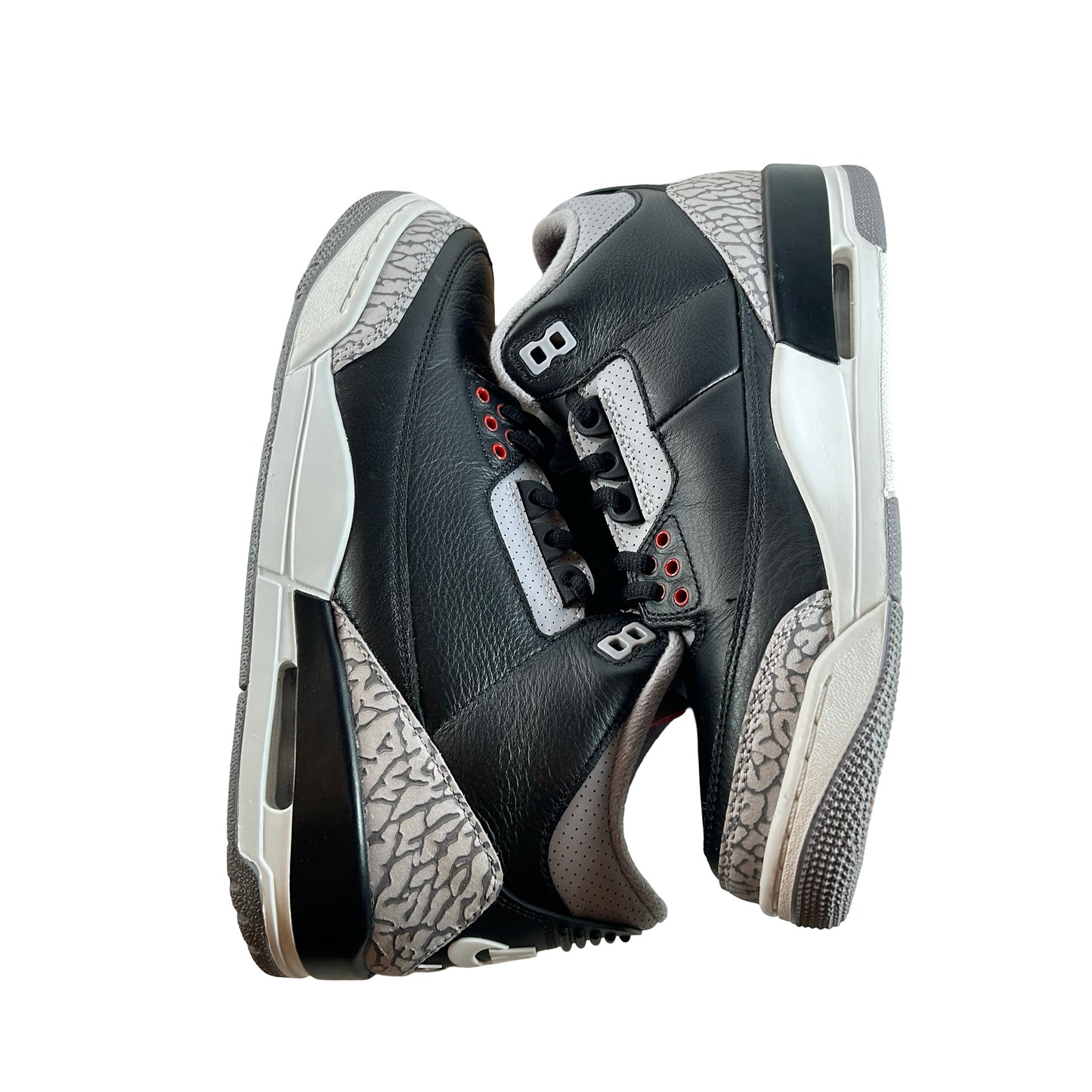 DN3707 010 Jordan 3 Retro Black Cement Reimagined (2024) [USED] - 7.5 M (Used)