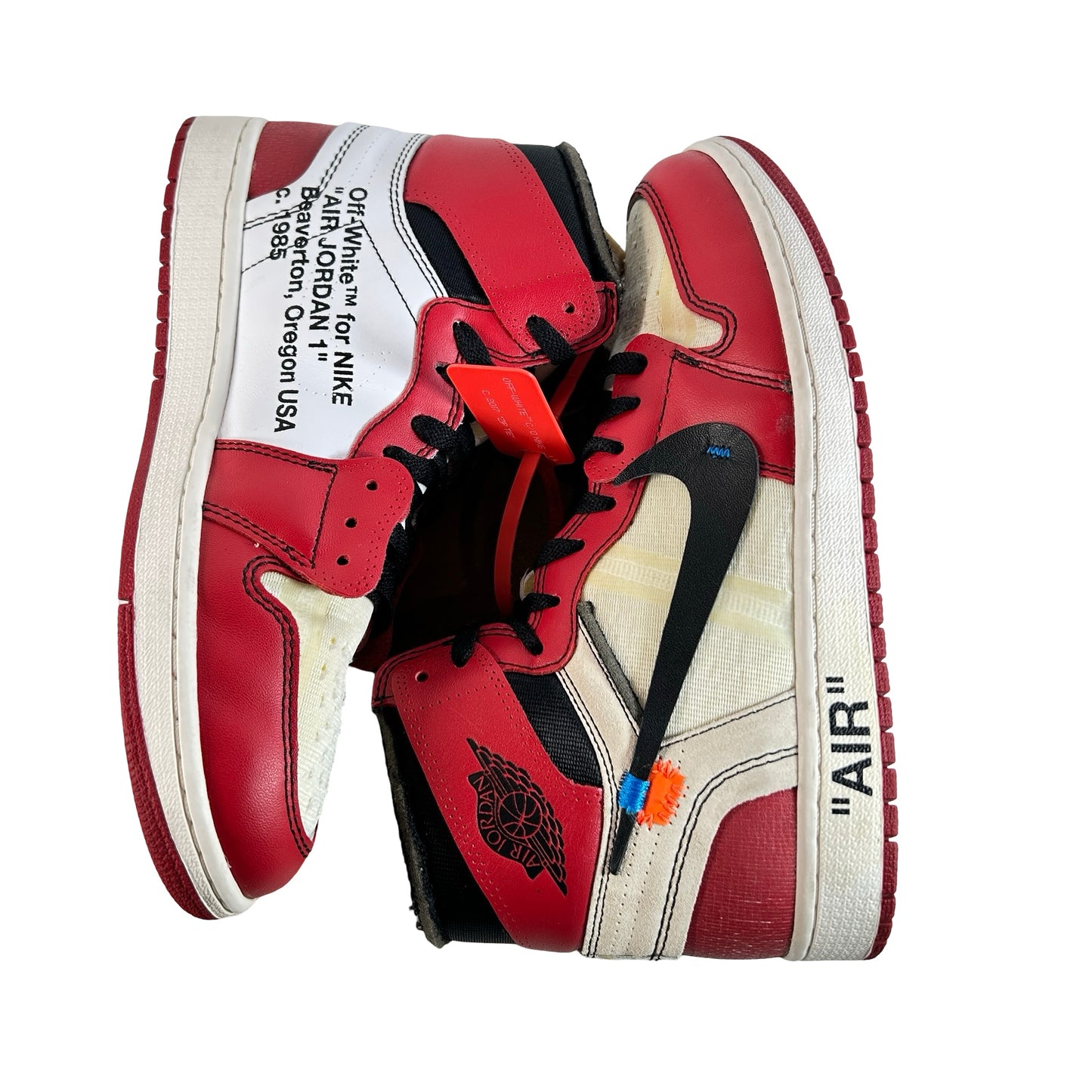 AA3834 101 Jordan 1 Retro High Off-White Chicago [USED] - 9.5 M (Used) (No Box)