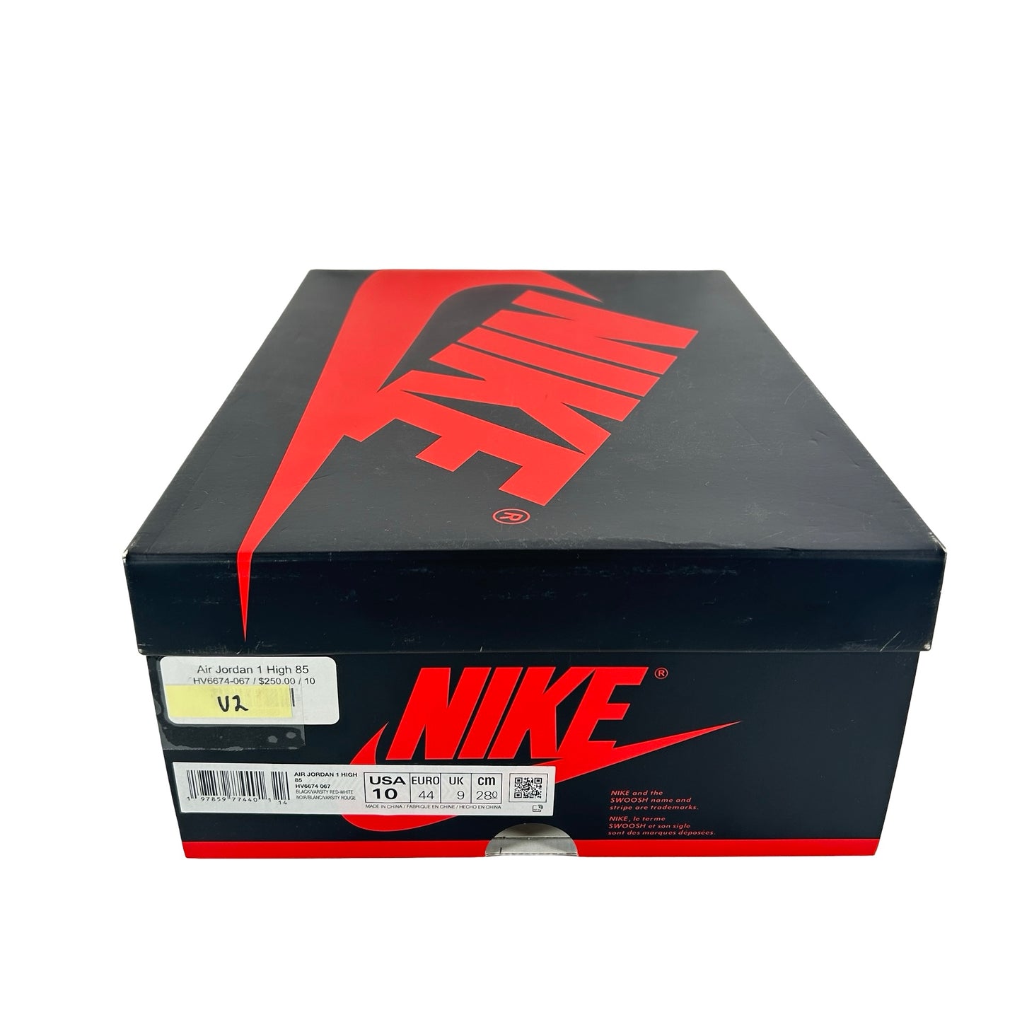 HV6674 067 Jordan 1 Retro High '85 OG Bred (2025) [USED] - 10 M (Used2)