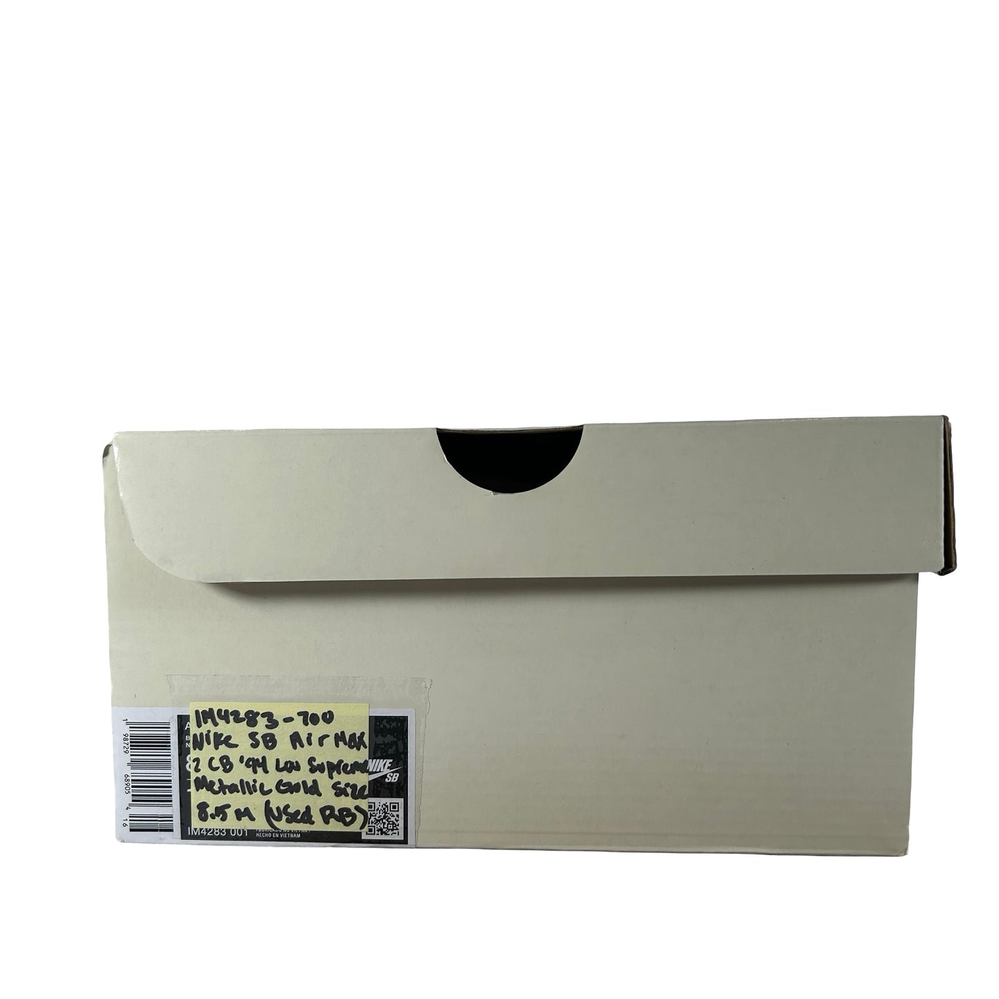 IM4283 700 Nike SB Air Max 2 CB '94 Low Supreme Metallic Gold [USED] - 8.5 M (Used) (Replace Box)