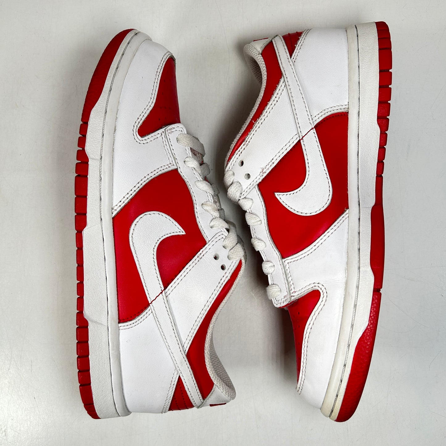 CW1590 600 Nike Dunk Low Championship Red (2021) (GS) [USED] - 5.5 Y (Used) (No Box)
