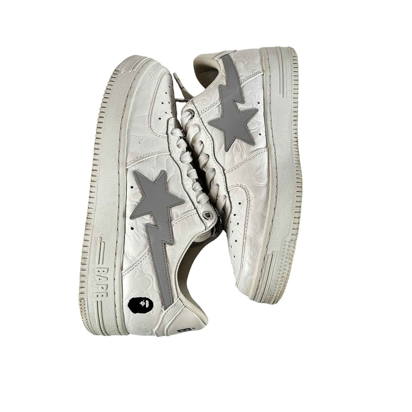 A Bathing Ape Bape Sta Low #3 Line Camo White [USED] - 7 M (Used) (No Box)