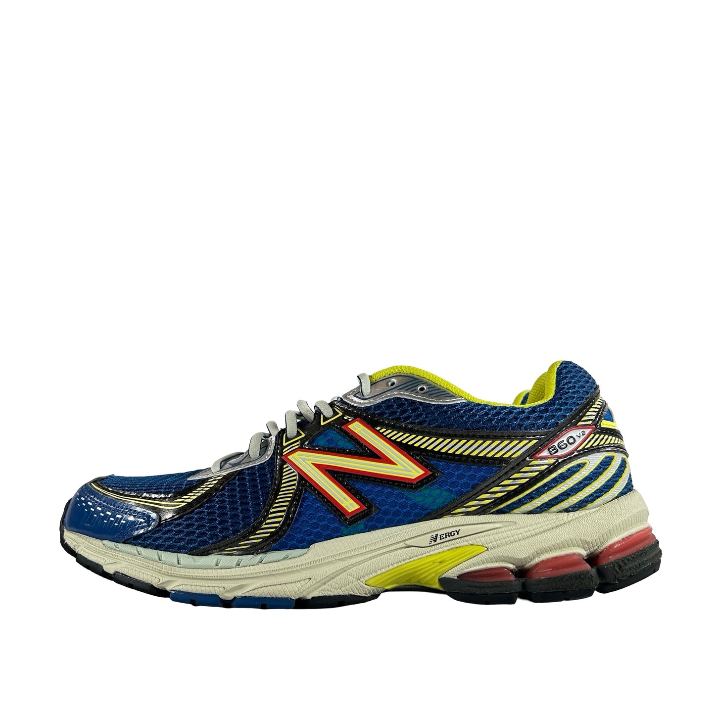 ML860DA2 New Balance 860v2 Aimé Leon Dore Blue Yellow [USED] - 10 M (Used) (No Box)