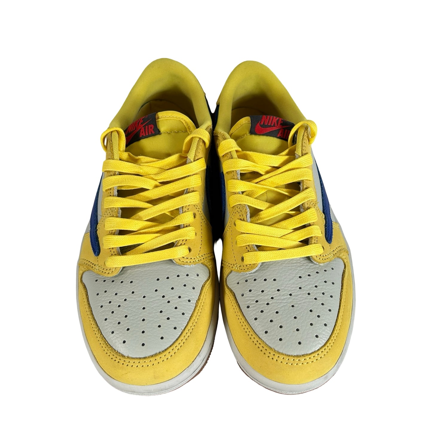 DZ4137 700 Jordan 1 Retro Low OG SP Travis Scott Canary (W) [USED] - 7 W (Used) (No Box)