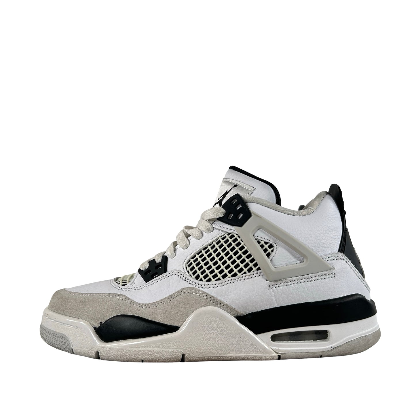 408452 111 Jordan 4 Retro Military Black (GS) [USED] - 6 Y (Used) (No Box)