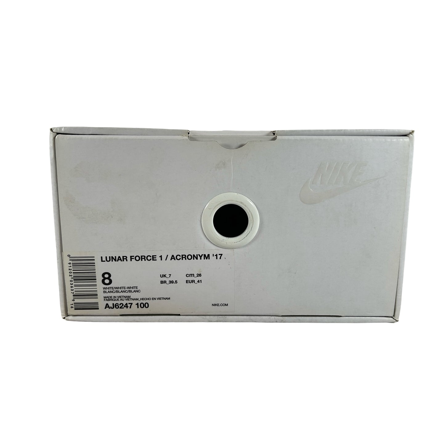 AJ6247 100 Nike Lunar Force 1 Low Acronym (AF100) [USED] - 8 M (Used)