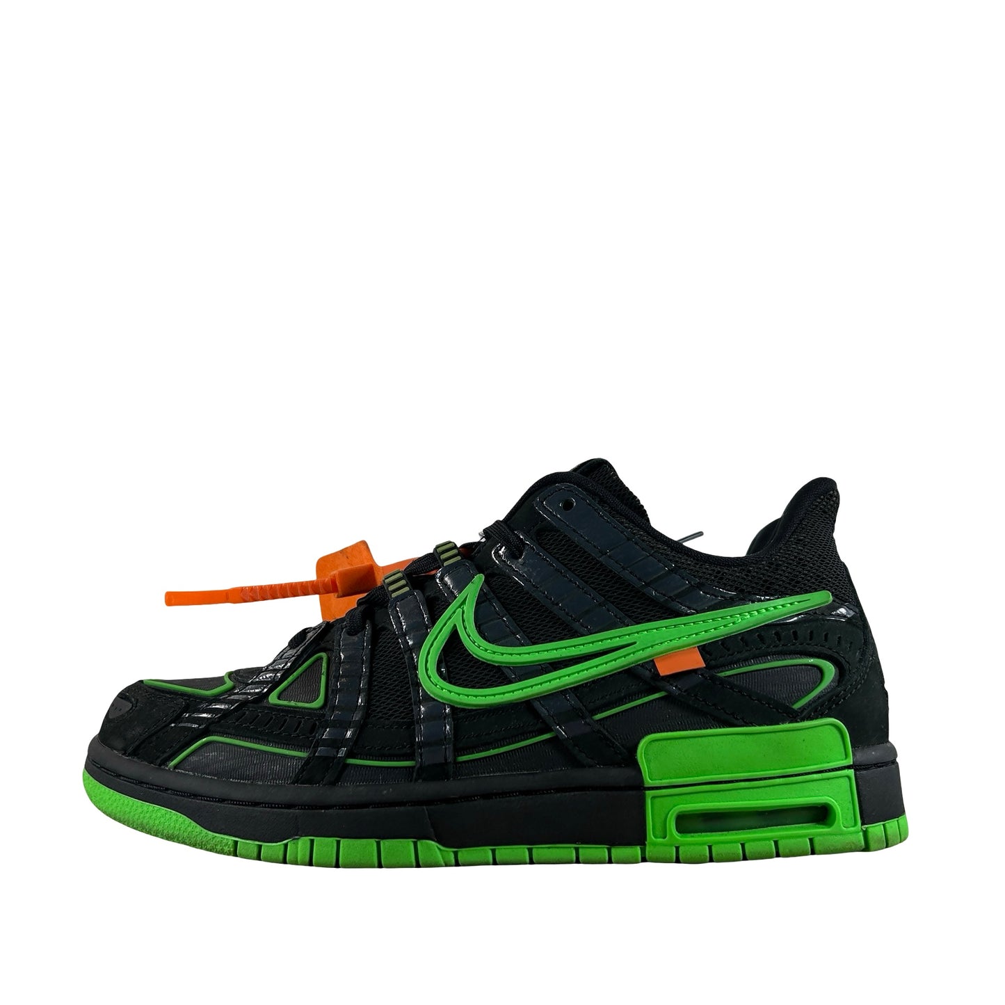 CU6015 001 Nike Air Rubber Dunk Off-White Green Strike [USED] - 7.5 M (Used)
