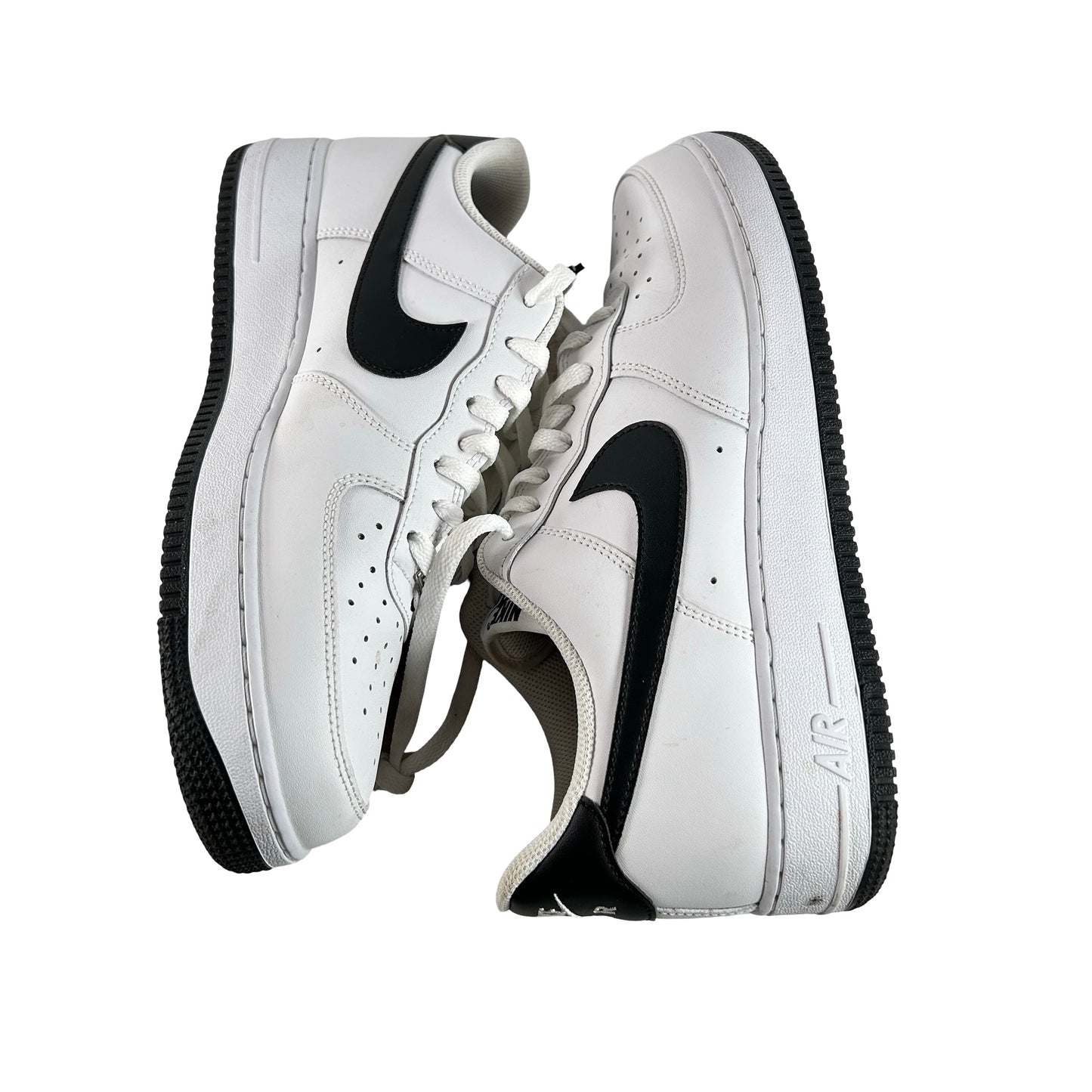 FQ4296 101 Nike Air Force 1 Low '07 White Black [USED] - 11 M (Used) (No Box)