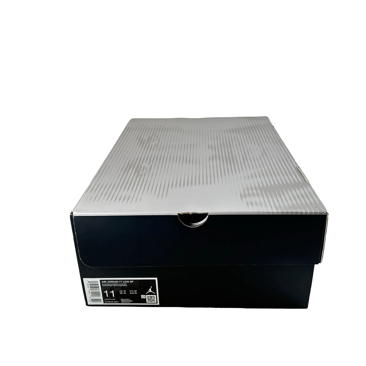 IV7640 001 Air Jordan 17 Low Black Patent [USED] - 11 M (Used)