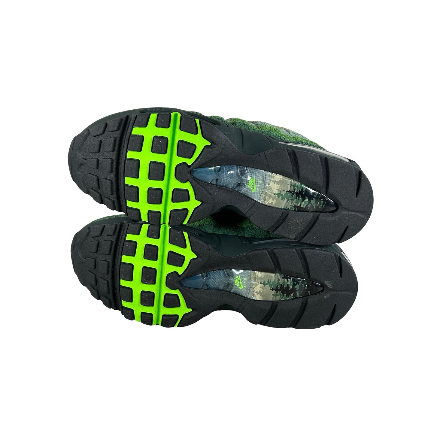 IQ3986 300 Nike Air Max 95 Big Bubble Ducks of a Feather Oregon Ducks The Woods [USED] - 8.5 M (Used)