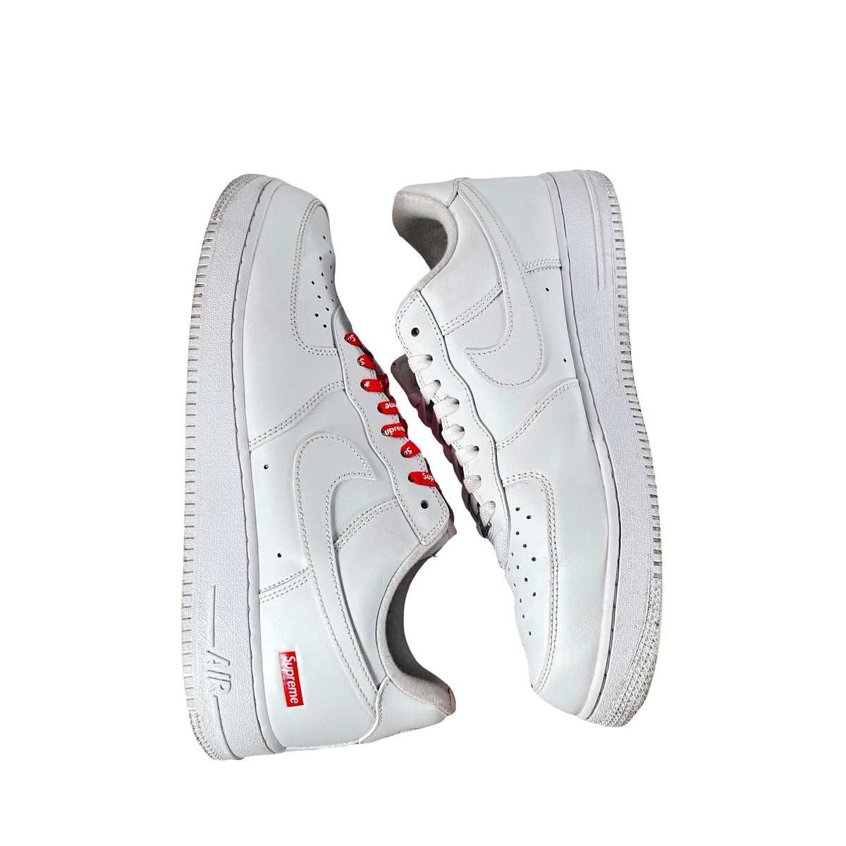 CU9225 100 AF1 Low Supreme White [USED] - 12 M (Used) (No Box) (Replace Box)