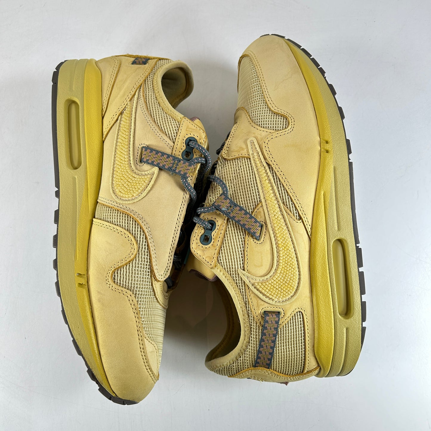 DO9392 700 Nike Air Max 1 Travis Scott Cactus Jack Saturn Gold [USED] - 10.5 M (Used)