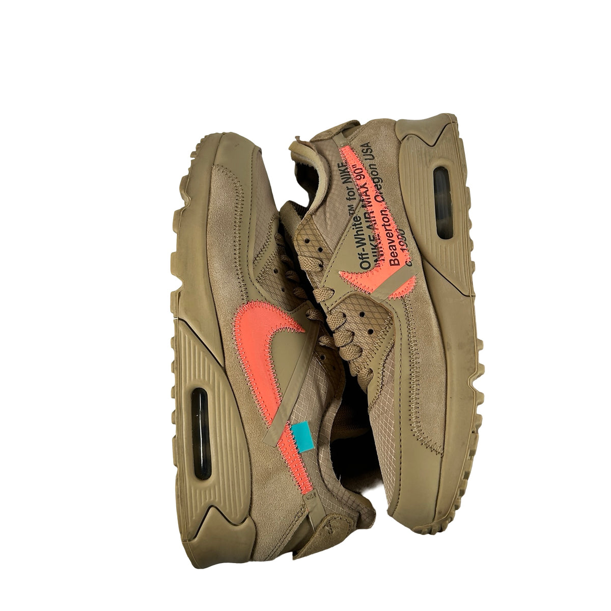 AA7293 200 Nike Air Max 90 Off-White Desert Ore [USED] - 8.5 M (Used3)