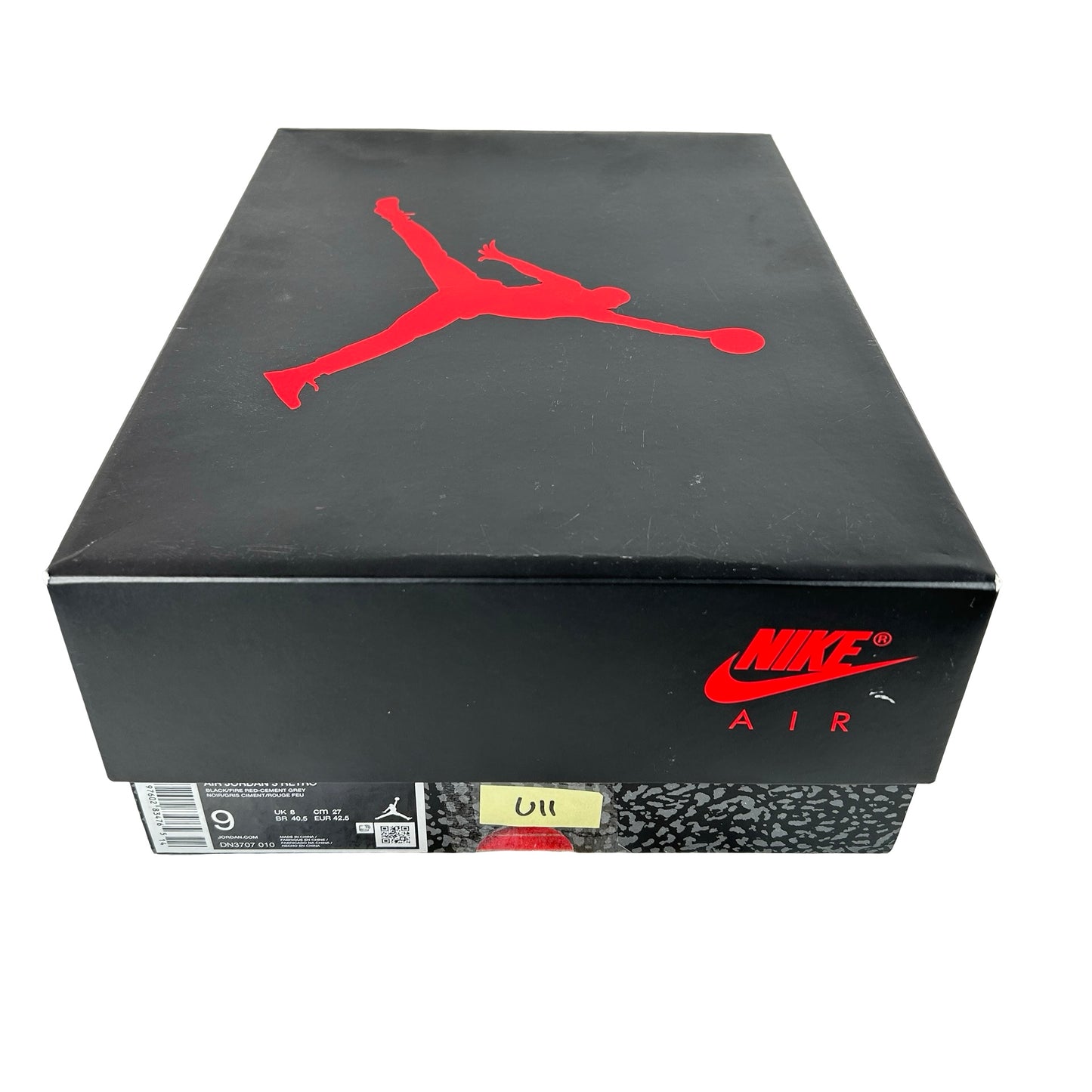 DN3707 010 Jordan 3 Retro Black Cement Reimagined (2024) [USED] - 9 M (Used11)