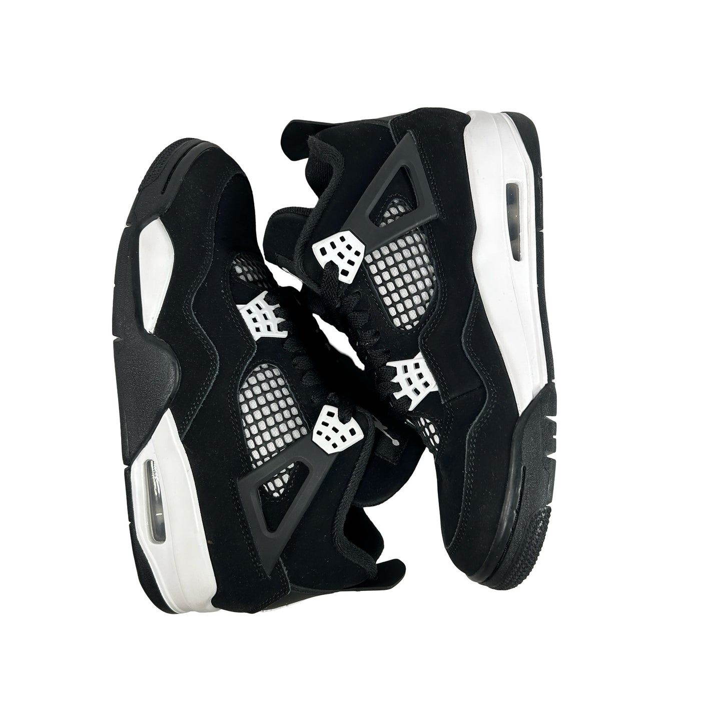 FQ8138 001 Jordan 4 Retro White Thunder [USED] - 5.5 M (Used)