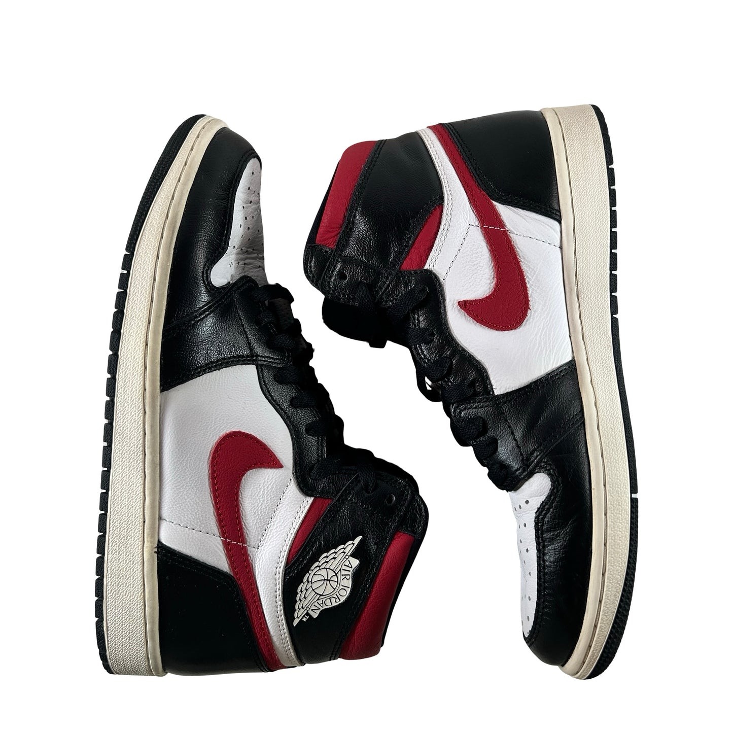 555088 061 Jordan 1 Retro High Black Gym Red [USED] - 9 M (Used) (Replace Box)