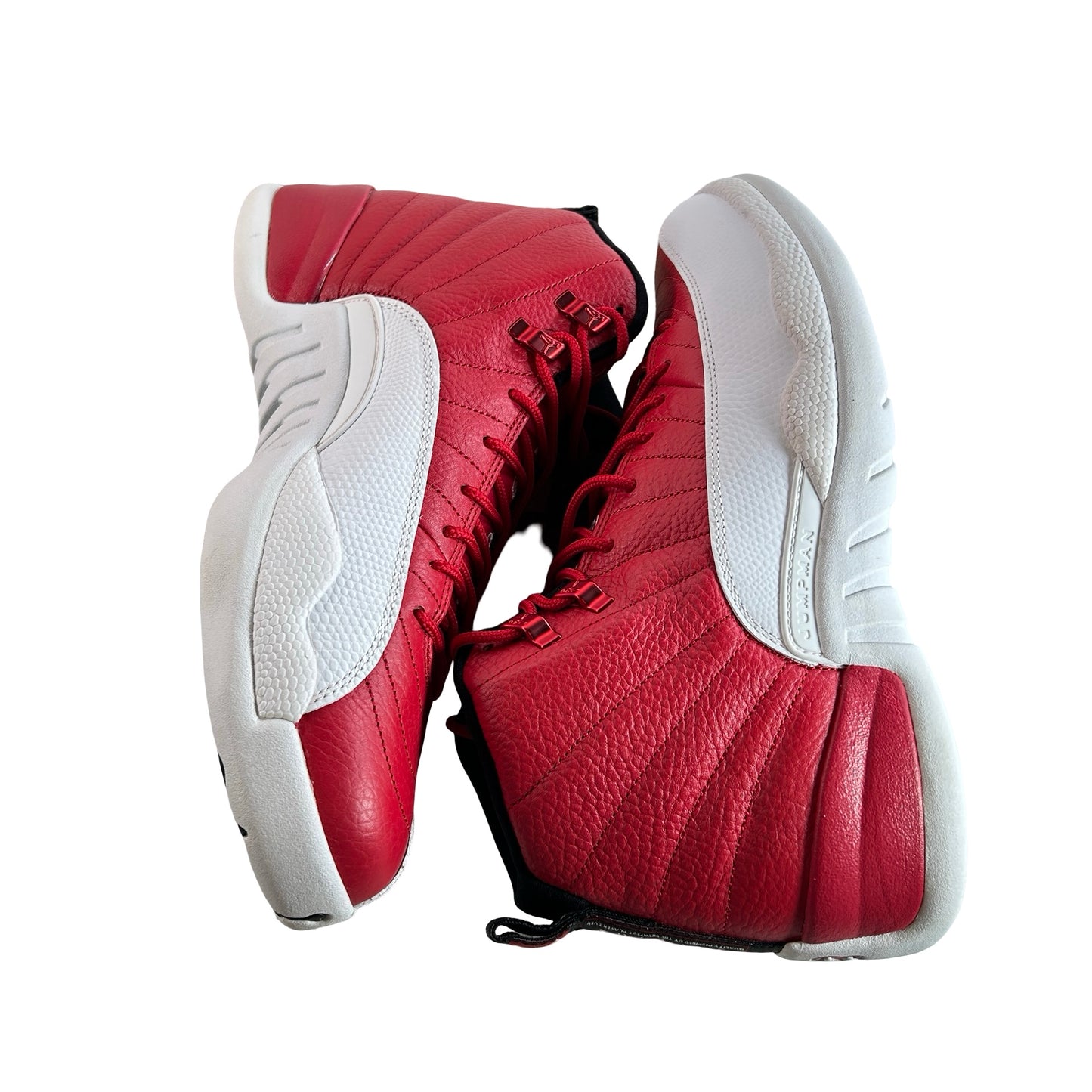 130690 600 Jordan 12 Retro Gym Red - 10.5 M (Yellowing)
