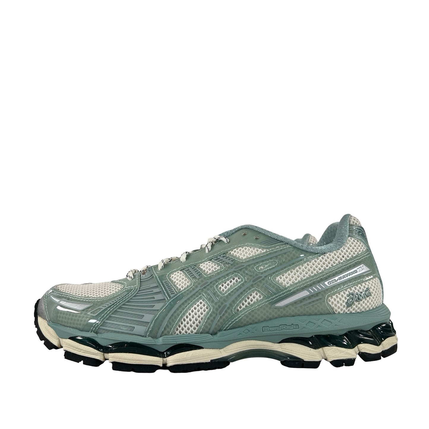1203A675 100 ASICS Gel-Kayano 12.1 Kith Cream Sage [USED] - 8 M (Used)