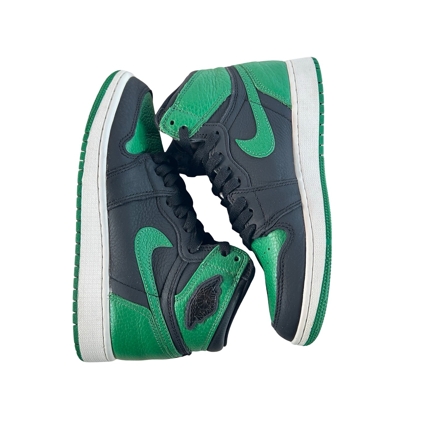 575441 030 Jordan 1 Retro High Pine Green Black (GS) [USED] - 4 Y (Used) (No Box)