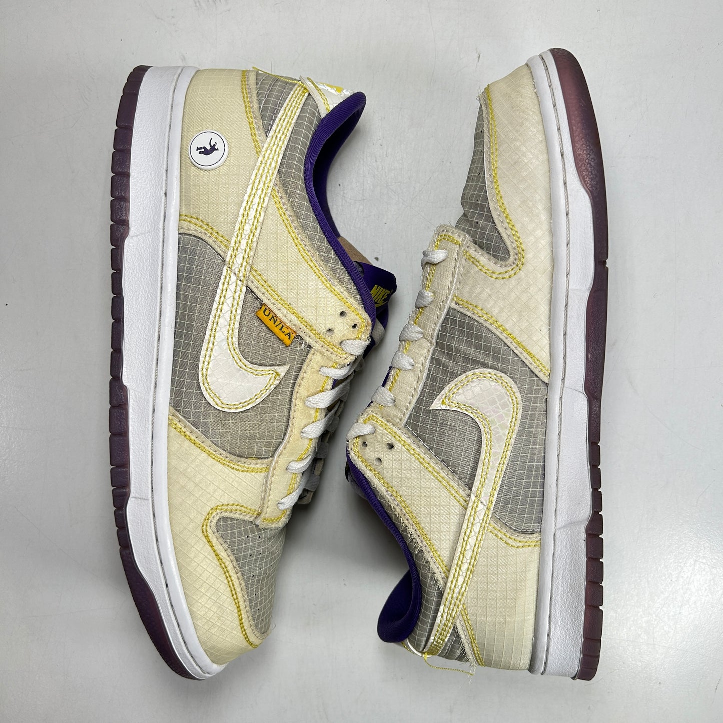 DJ9649 500 Nike Dunk Low Union Passport Pack Court Purple [USED] - 9 M (Used) (No Box2)