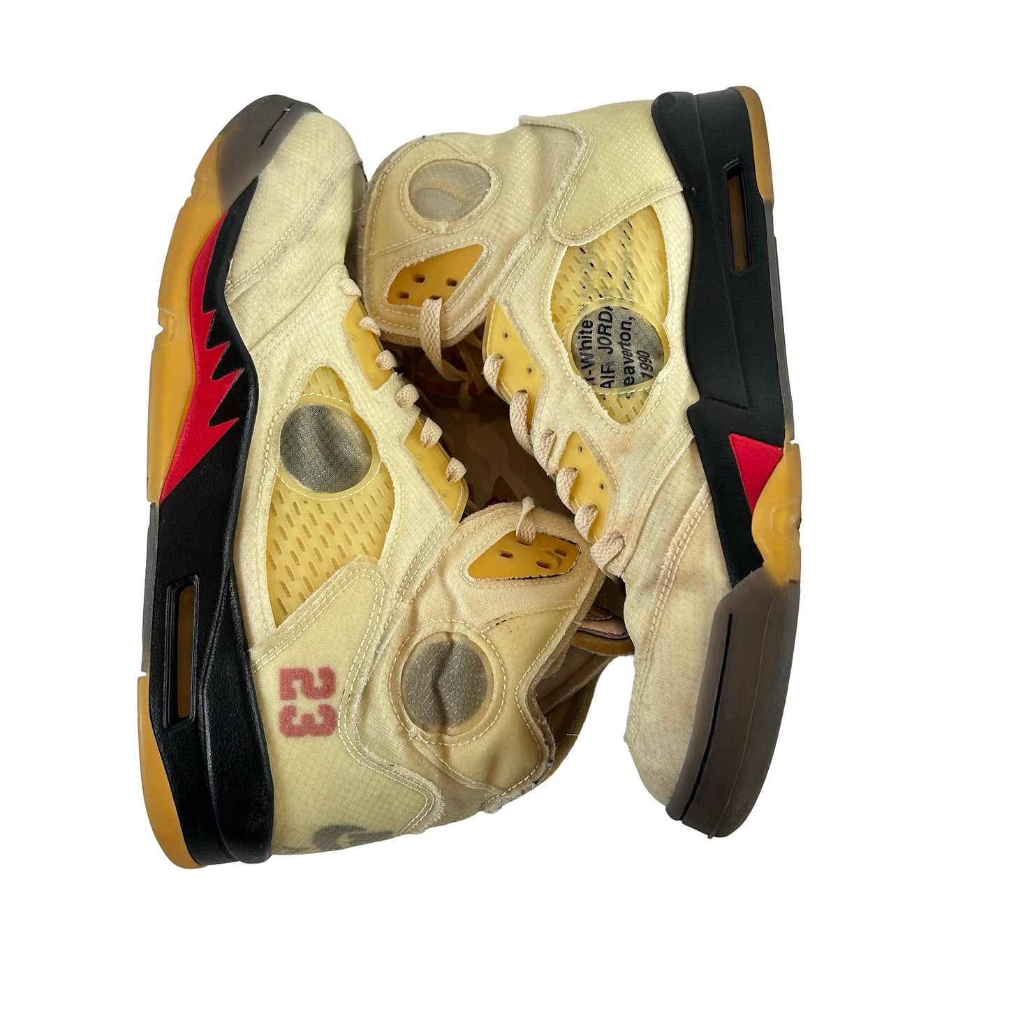 DH8565 100 Jordan 5 Off-White Sail [USED] - 13 M (Used6)