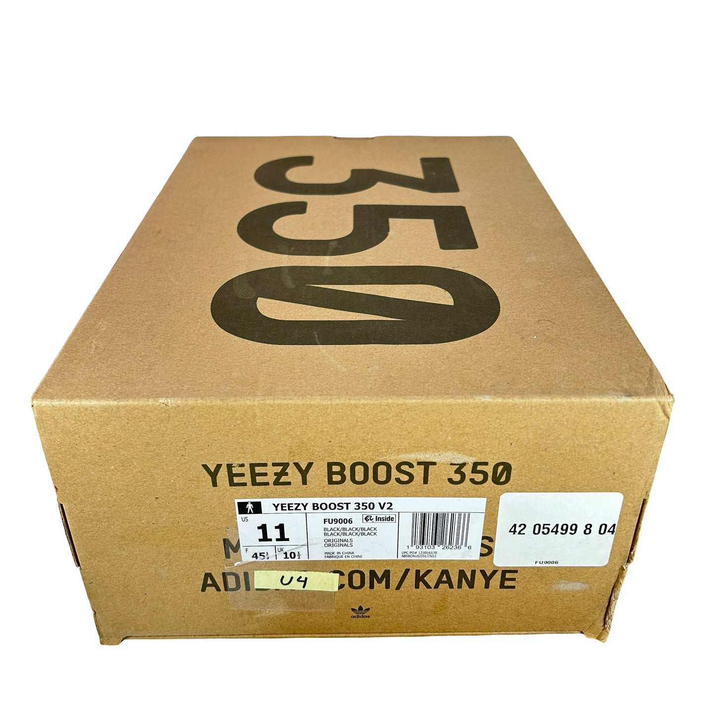 FU9006 adidas Yeezy Boost 350 V2 Black (Non-Reflective) [USED] - 11 M (Used4)