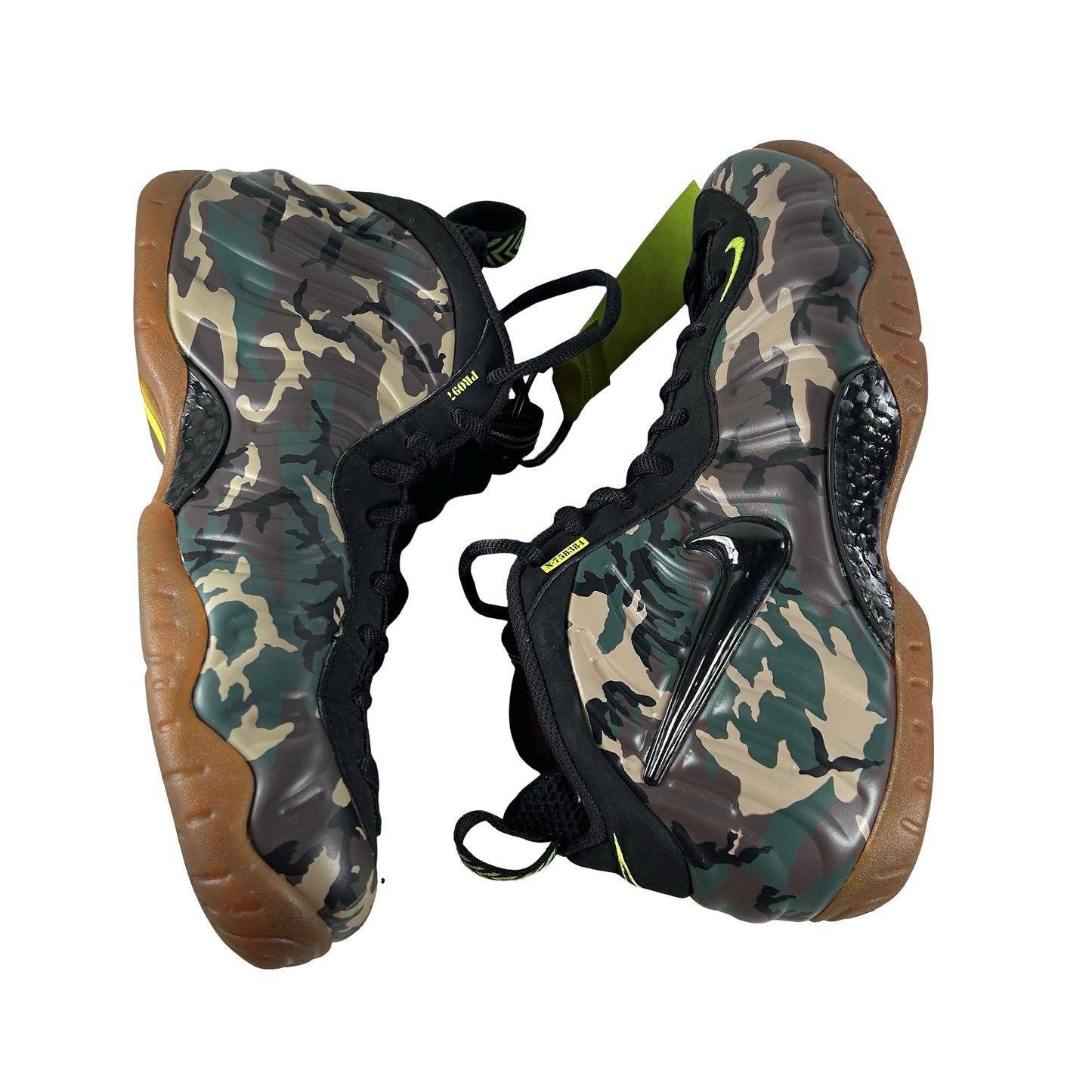 587547 300 Nike Air Foamposite Pro Army Camo [USED] - 10 M (Used) (No Box)
