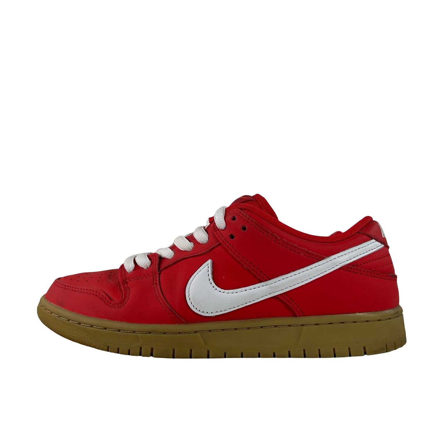 FJ1674 600 Nike SB Dunk Low University Red Gum [USED] - 8 M (Used)