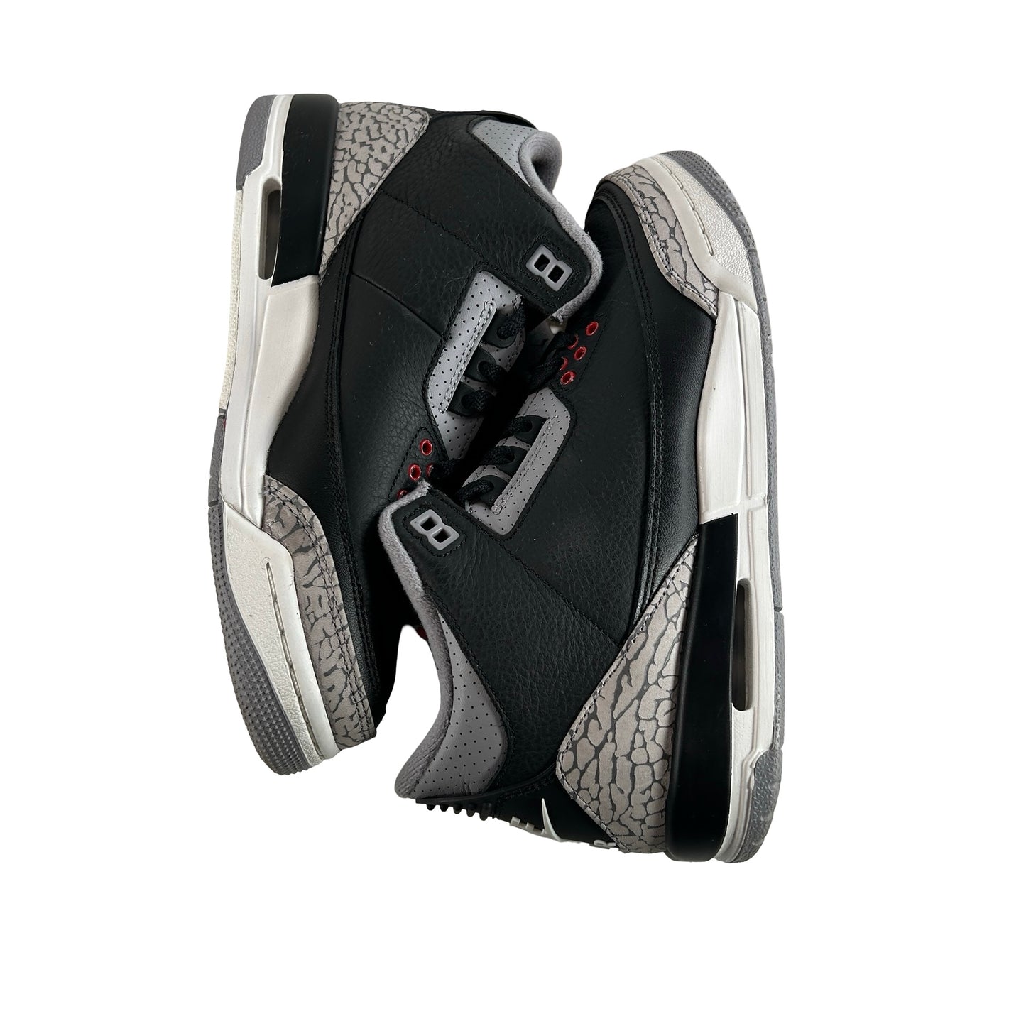 DM0967 010 Jordan 3 Retro Black Cement (2024) (GS) [USED] - 7 Y (Used3)