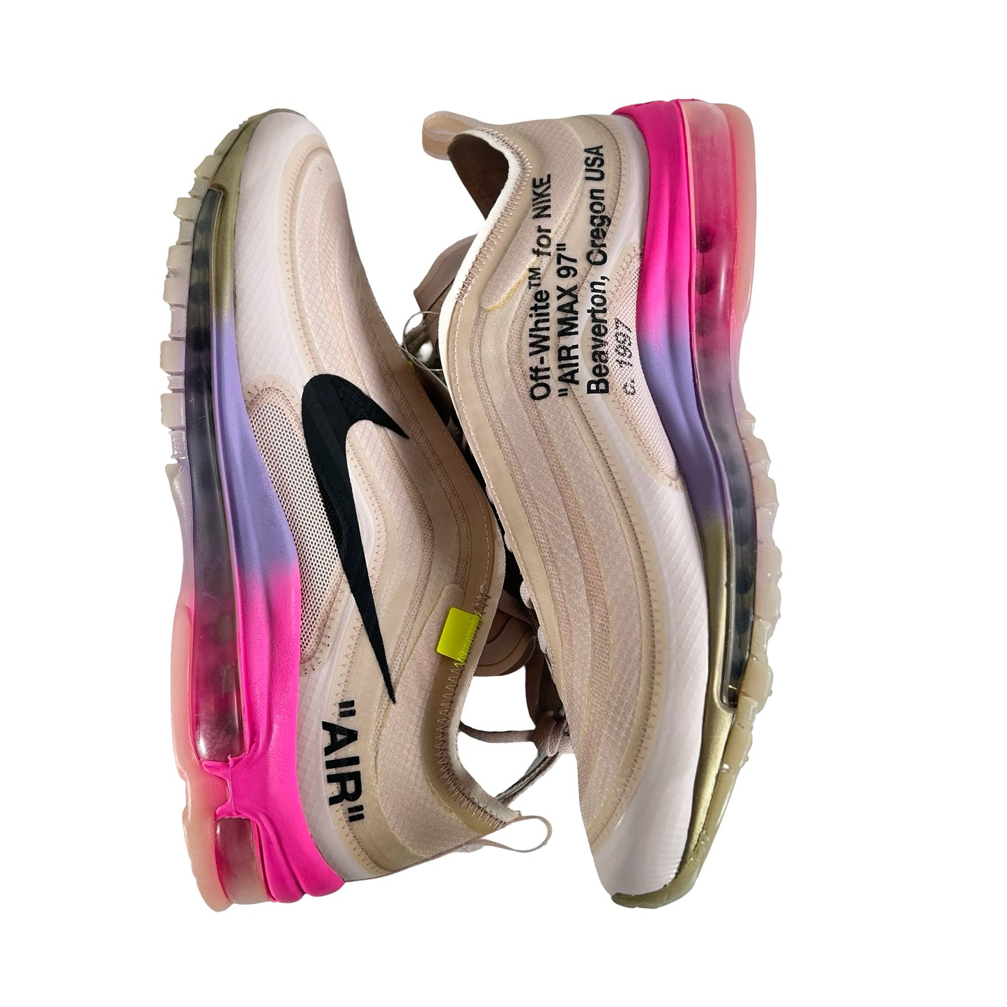 AJ4585 600 Nike Air Max 97 Off-White Elemental Rose Serena Queen [CONDITIONAL] - 9.5 M (Yellowing)