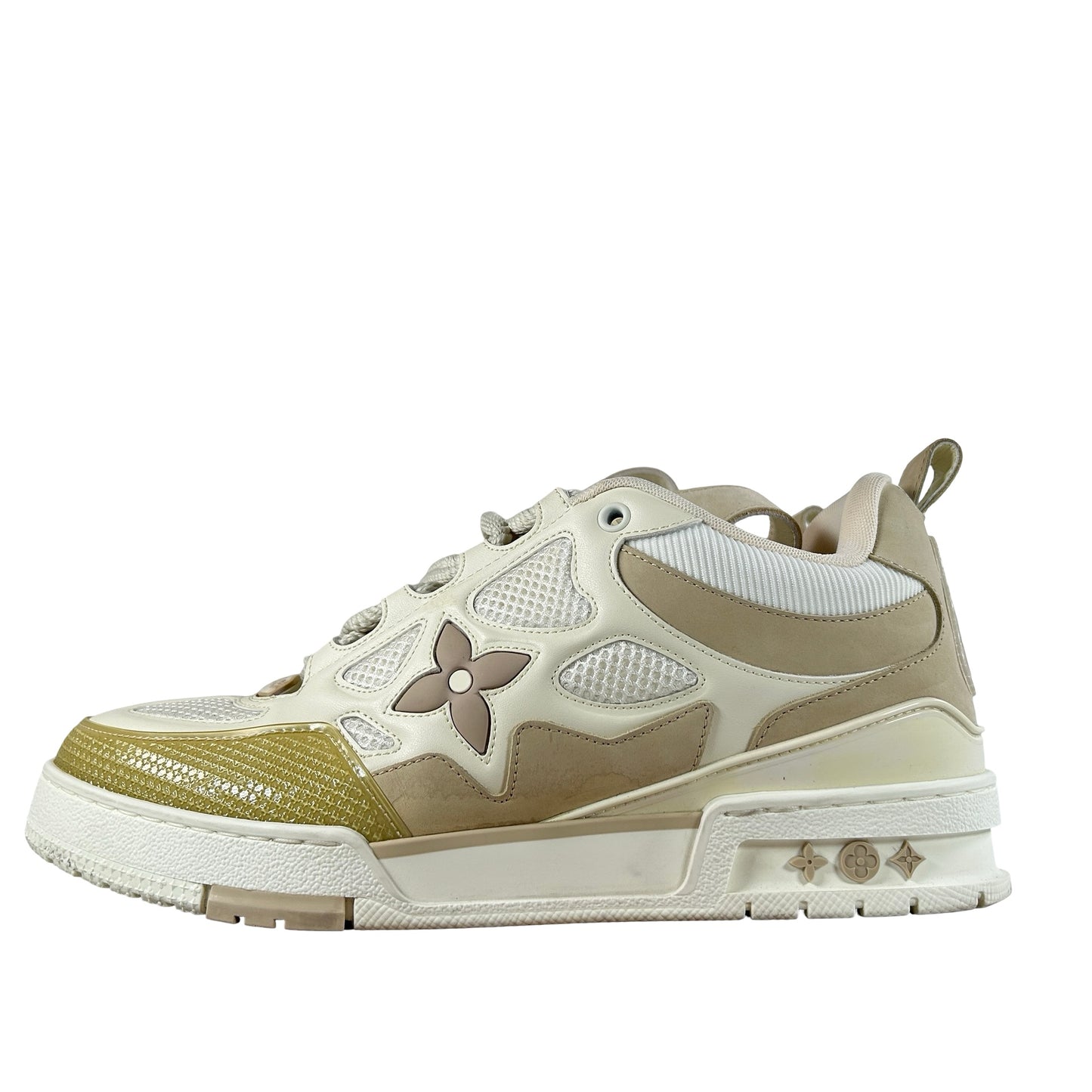 Louis Vuitton LV Skate Sneaker Beige White [USED] - LV 8 (US 9.5) (Used2)