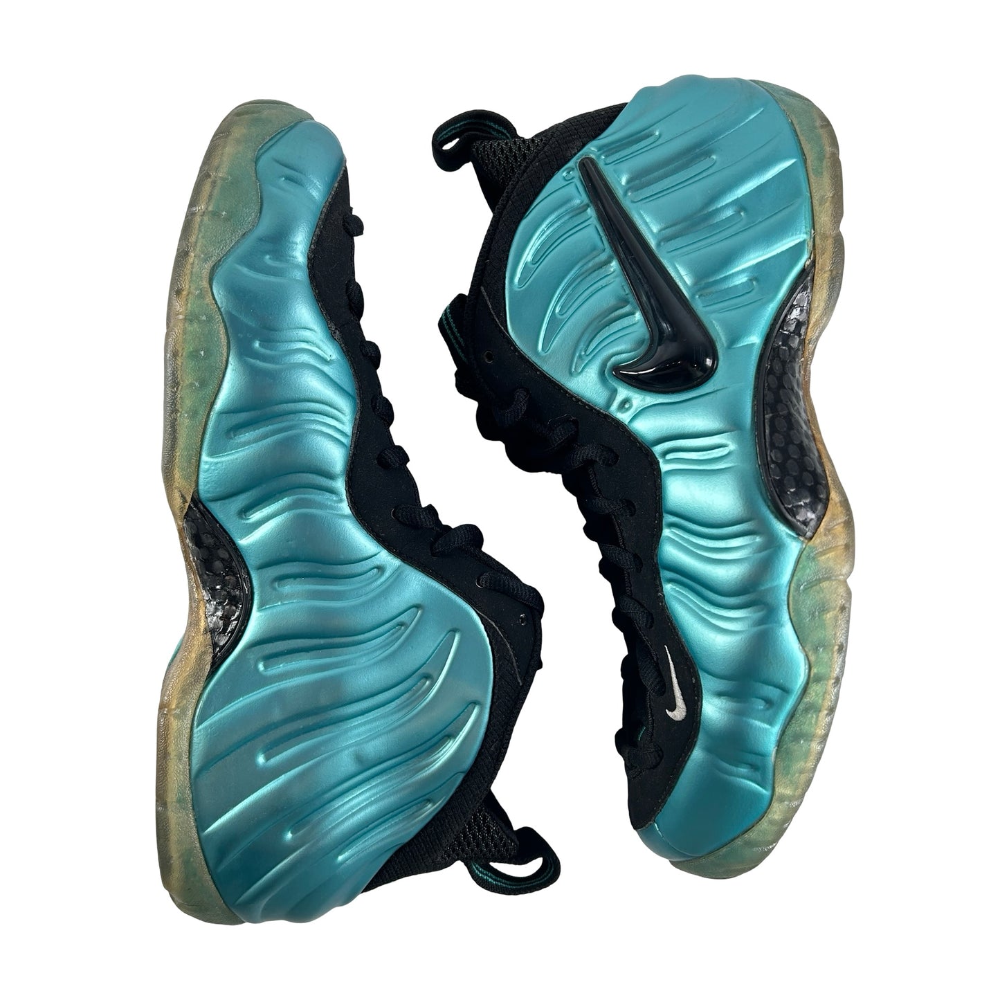 624041 410 Nike Air Foamposite Pro Electric Blue [USED] - 9.5 M (Used) (No Box2)
