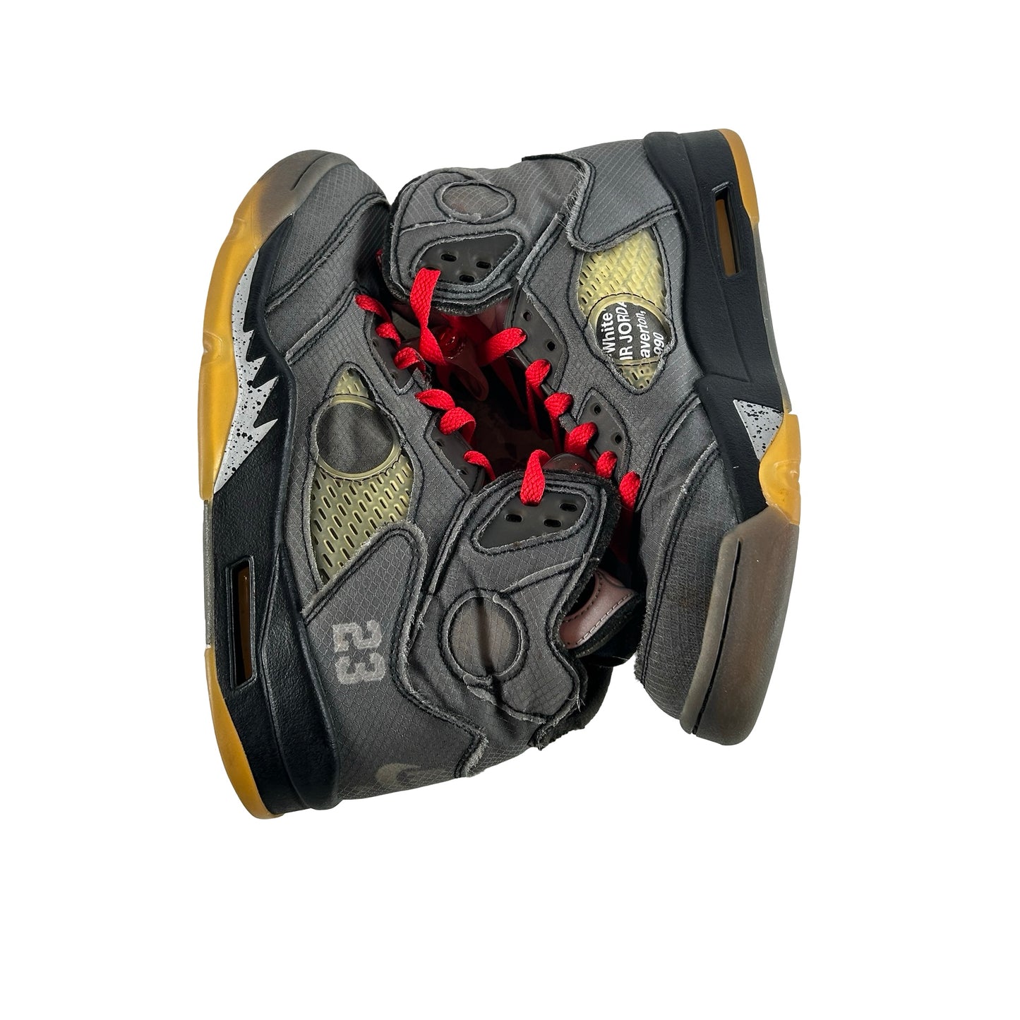 CT8480 001 Jordan 5 Off-White Black [USED] - 7.5 M (Used4)