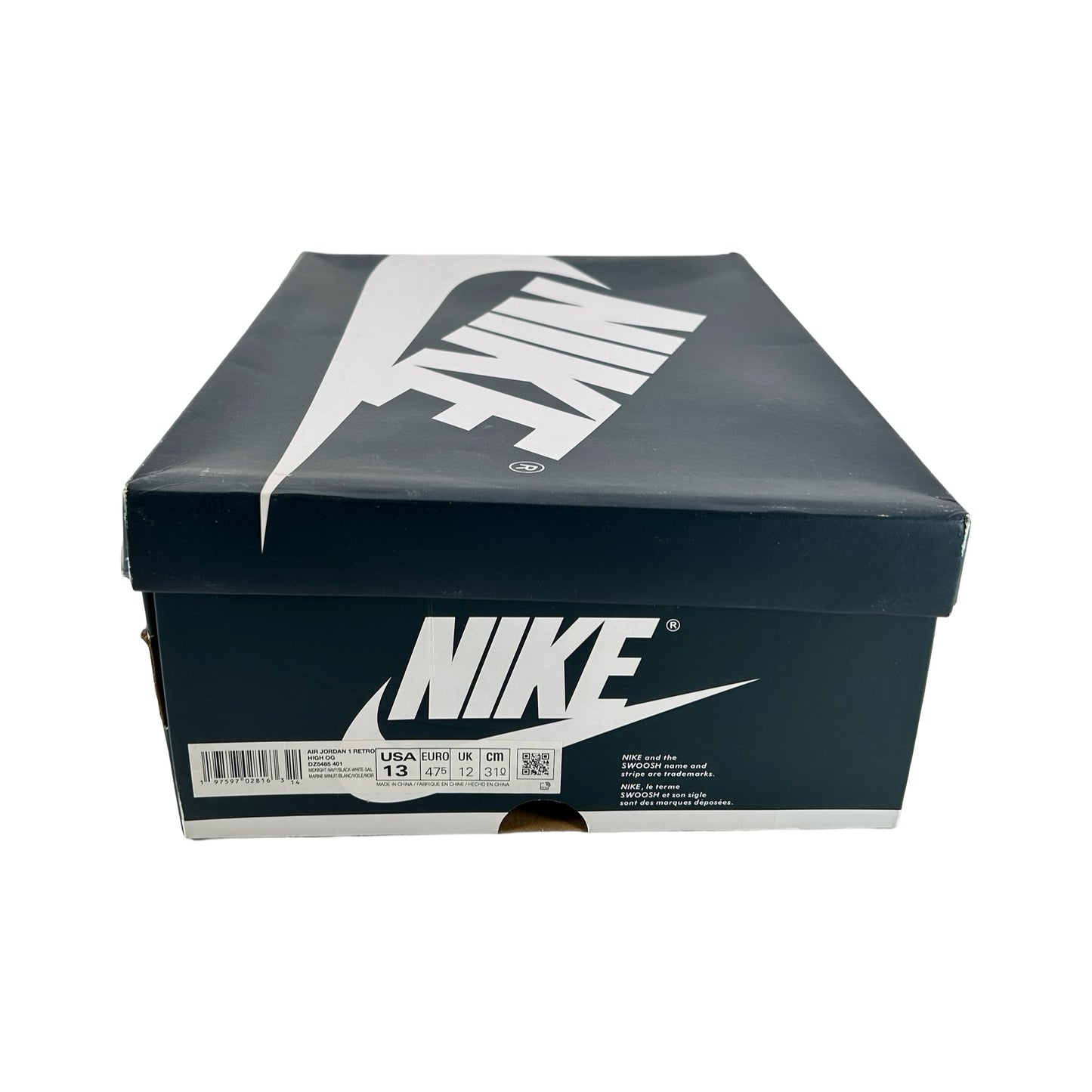 DZ5485 401 Jordan 1 Retro High OG Midnight Navy [USED] - 13 M (Used)