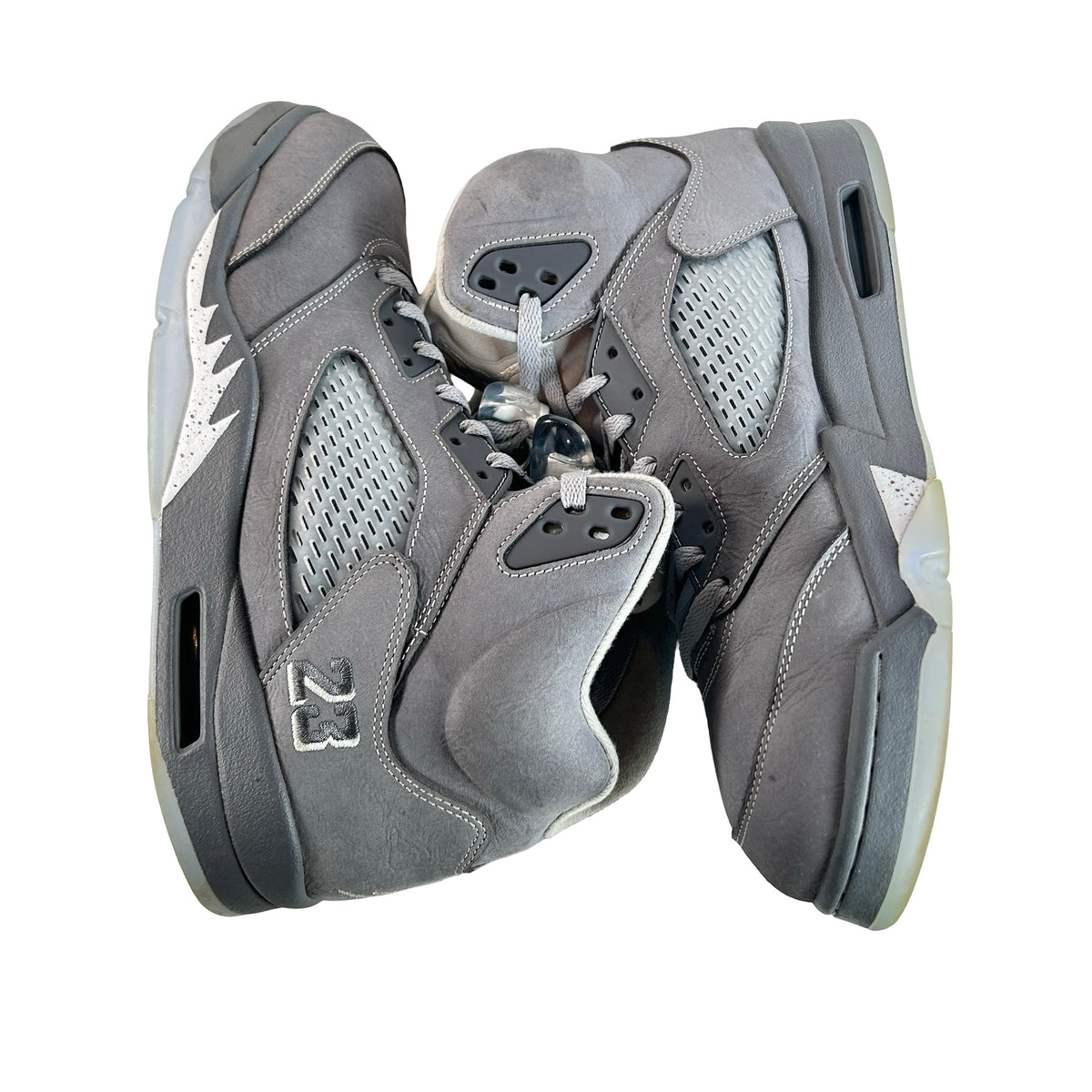 DD0587 002 Jordan 5 Retro Wolf Grey (2026) [USED] - 13 M (Used2)