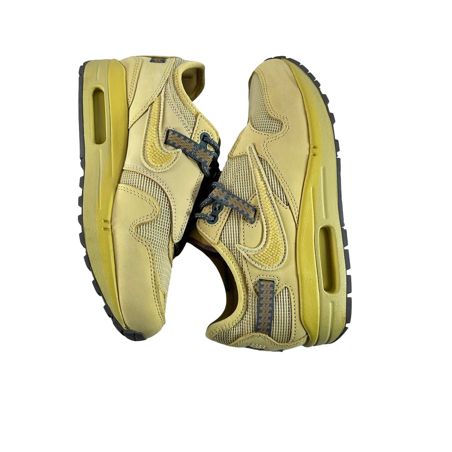 DO9392 700 Nike Air Max 1 Travis Scott Cactus Jack Saturn Gold [USED] - 5.5 M (Used)