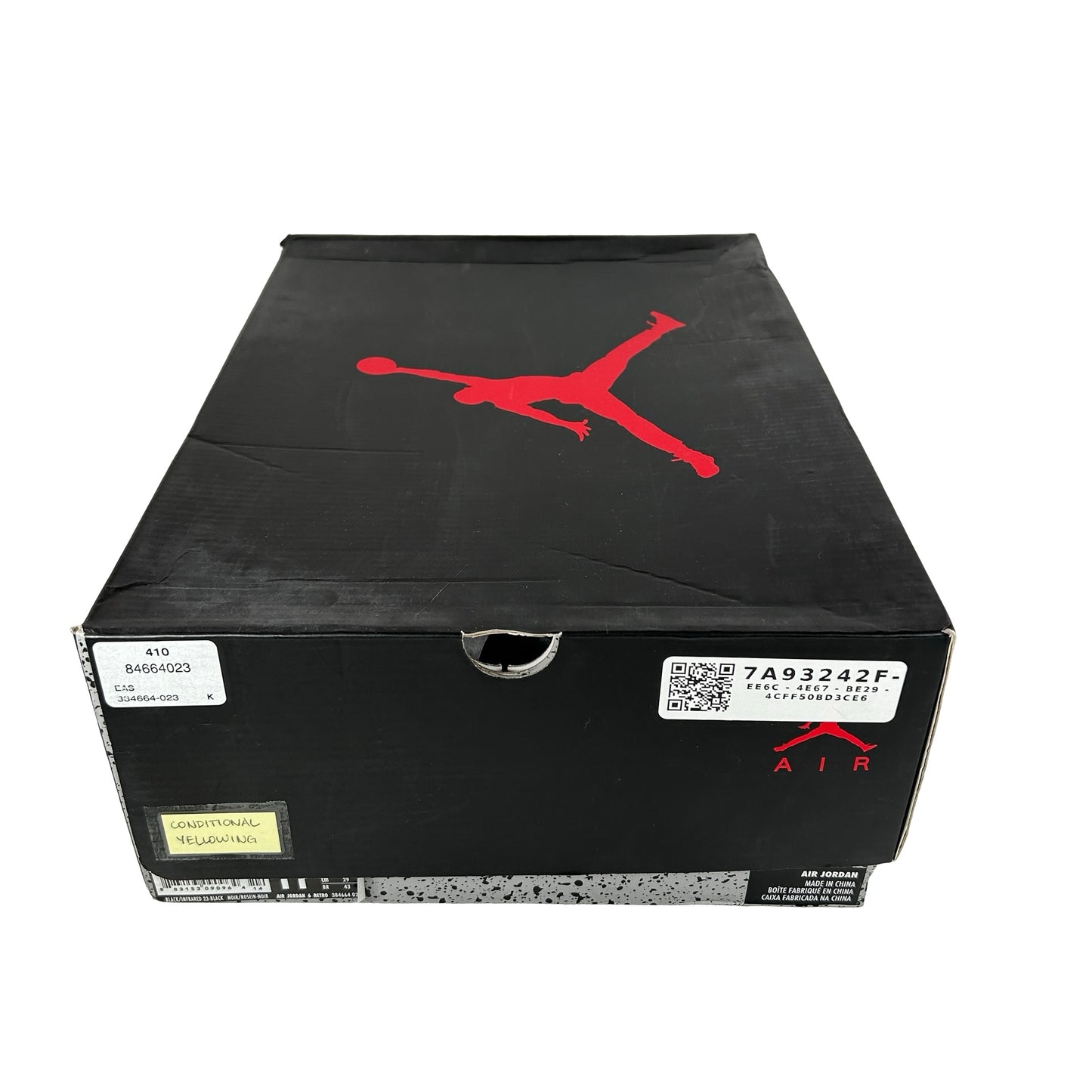 384664 023 Jordan 6 Retro Infrared Black (2014) [CONDITIONAL] - 11 M (Yellowing)