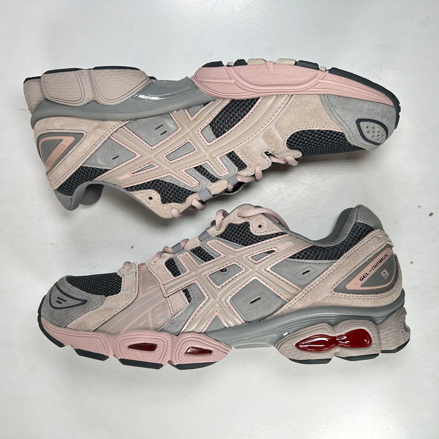 1201A584 021 ASICS Gel-Nimbus 9 Obsidian Grey Moonrock [USED] - 12 M (VNDS)