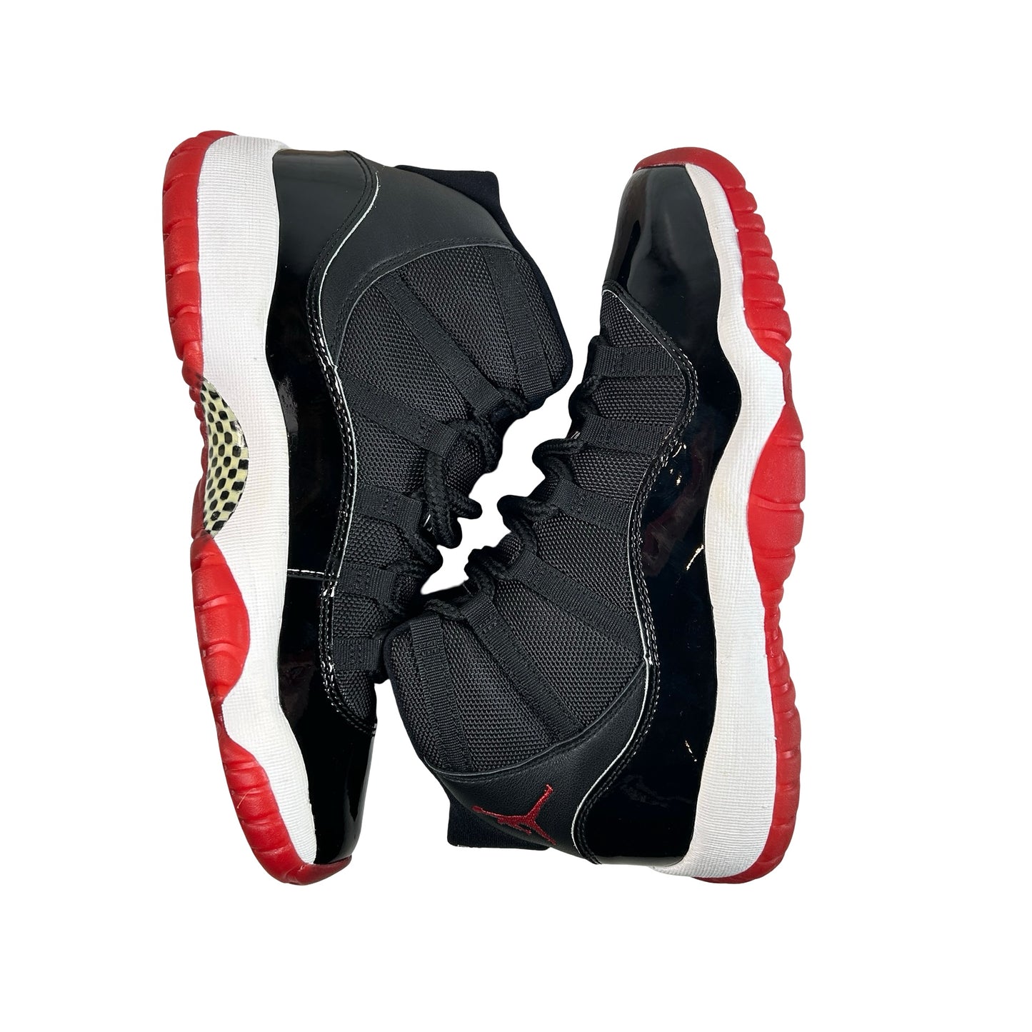 378038 061 Jordan 11 Retro Playoffs Bred (2019) (GS) [CONDITIONAL] - 7 Y (Yellowing)