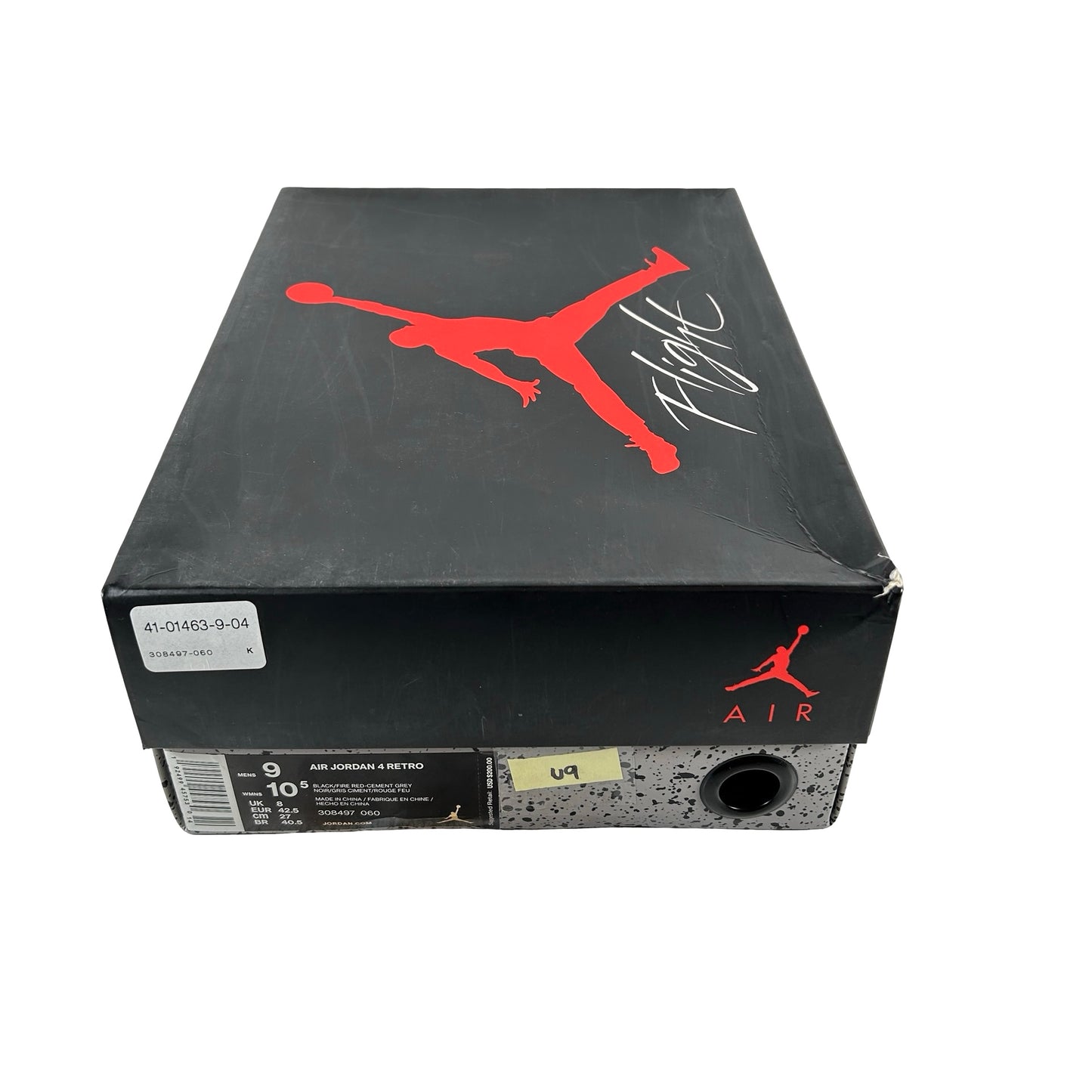 308497 060 Jordan 4 Bred (2019) [USED] - 9 M (Used9)