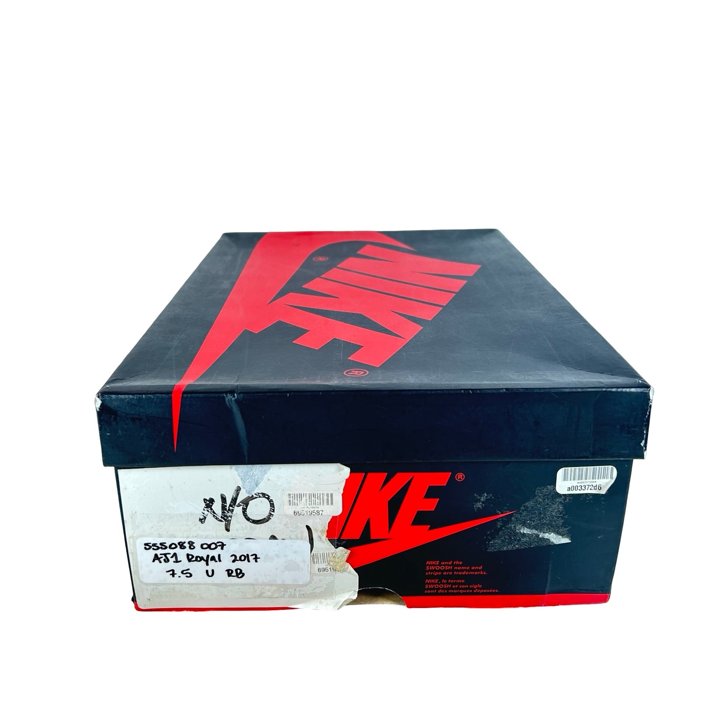 555088 007 Jordan 1 Royal (2017) [USED] - 7.5 M (Used) (Replace Box)