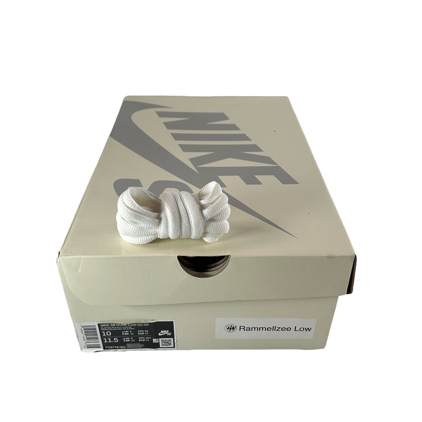 FD8778 001 Nike SB Dunk Low Supreme Rammellzee [USED] - 10 M (Used2)