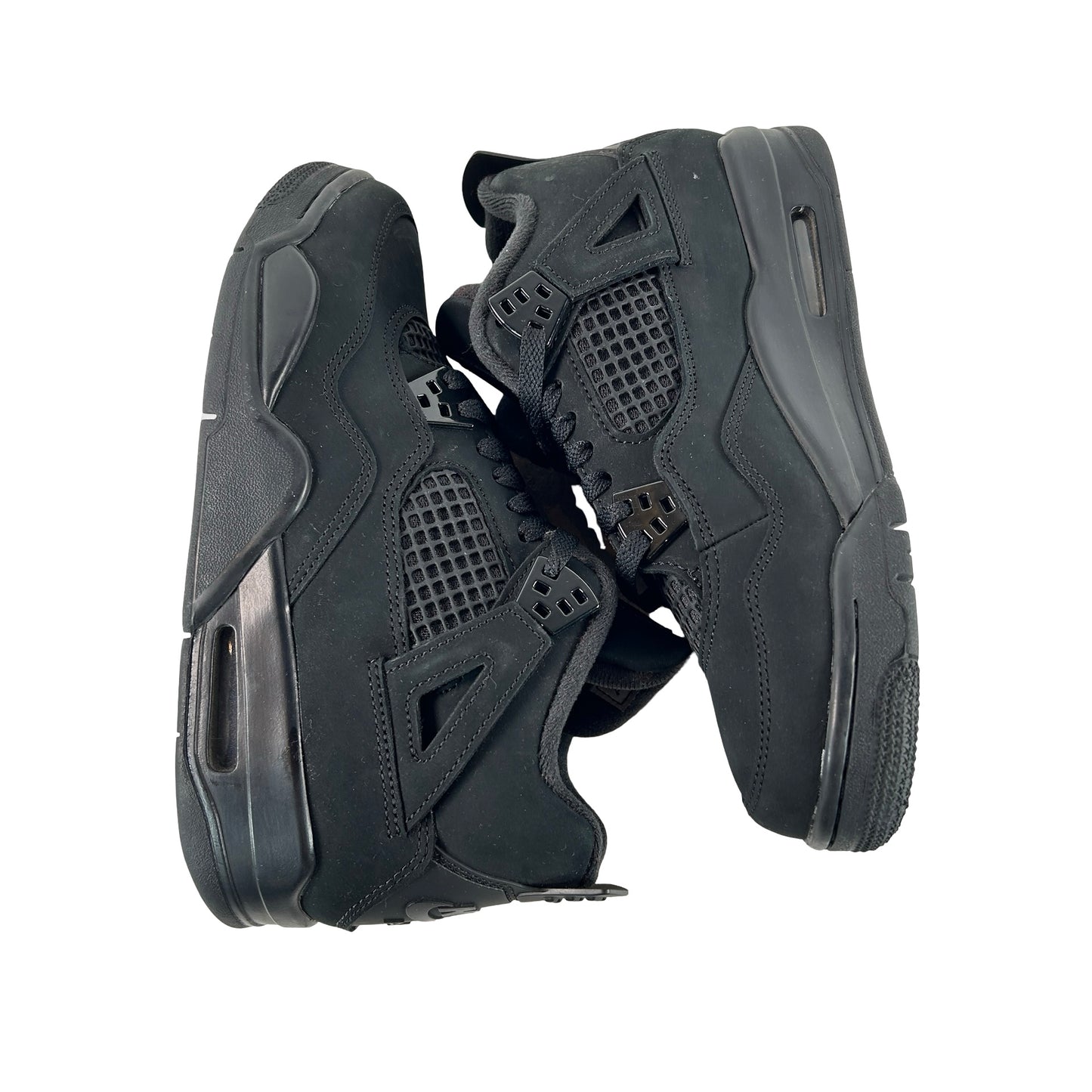 IB4171 010 Jordan 4 Retro Black Cat (2025) (GS) [USED] - 7 Y (Used)